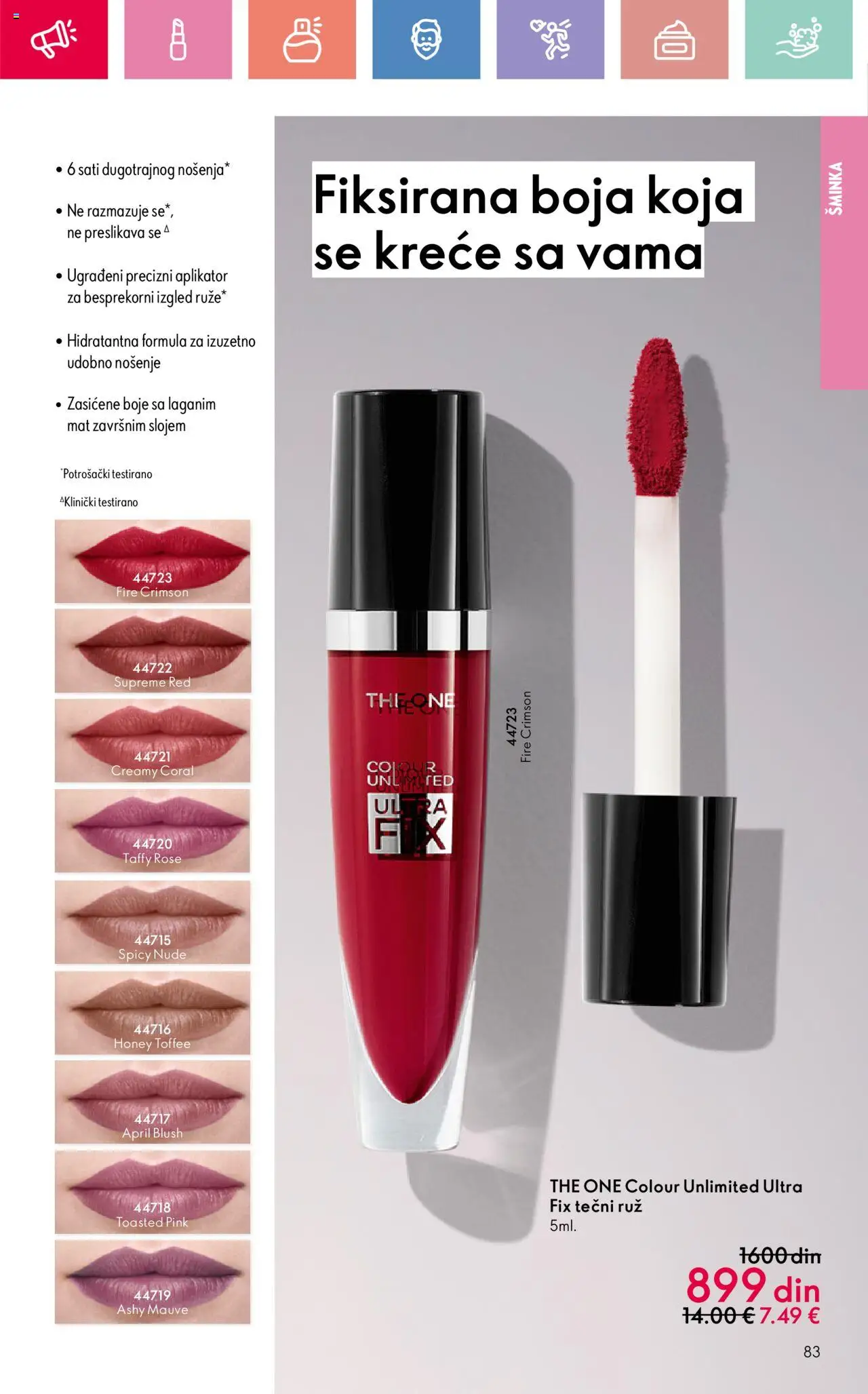 Oriflame katalog - važi od 22.06.2025 | Strana: 83 | Proizvode: Šminka
