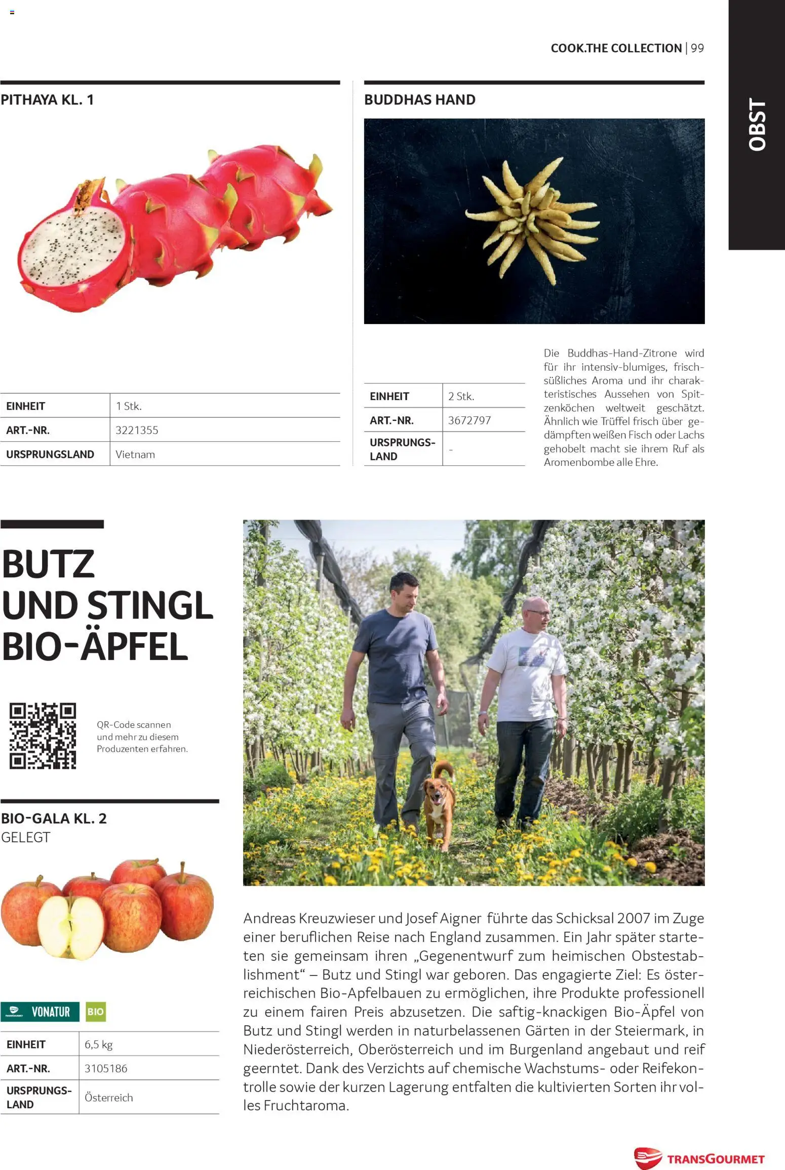 Transgourmet Cook Look-Book gültig ab 08.04.2026 | Seite: 99 | Produkte: Obst, Fisch