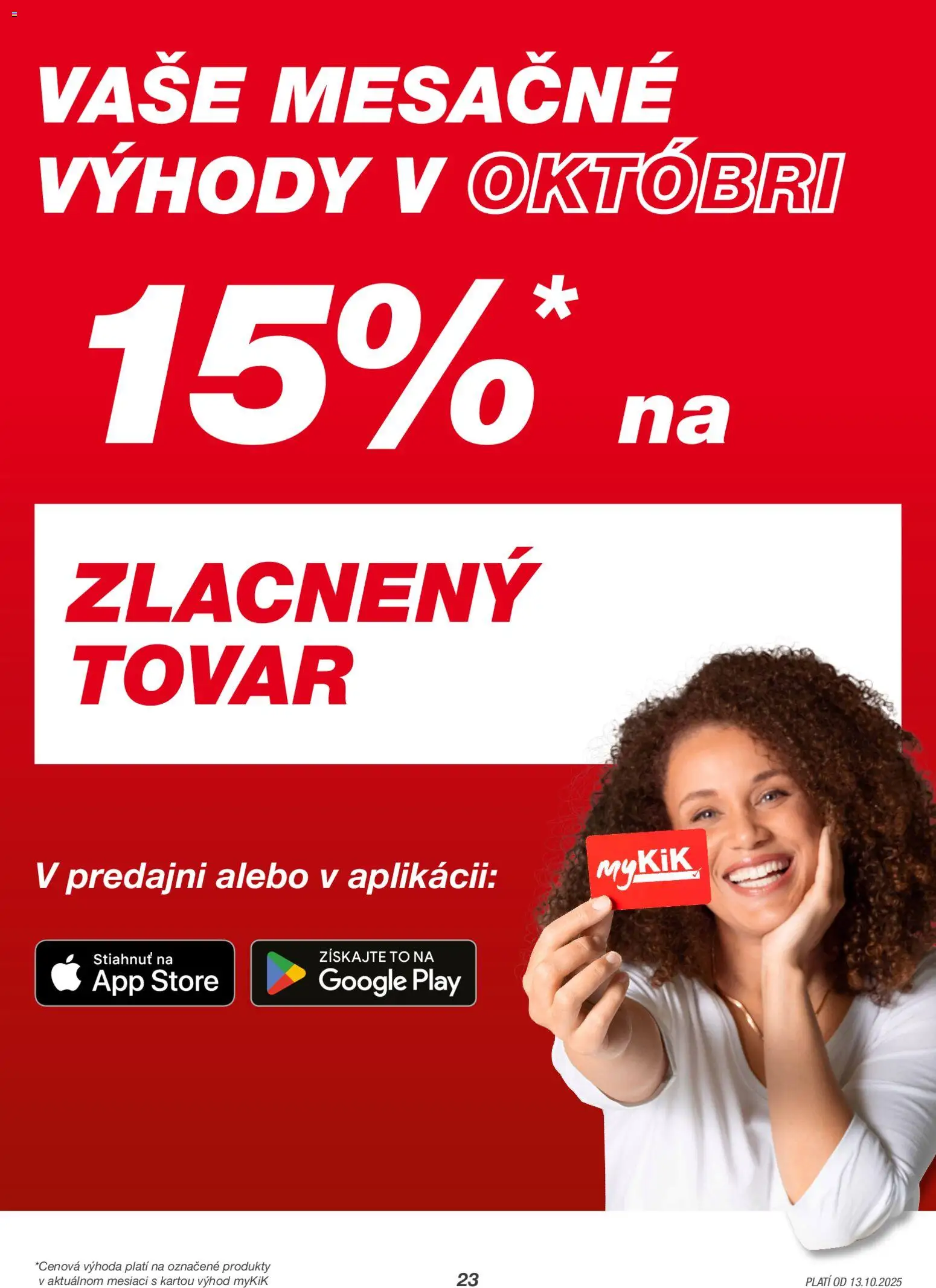 Nové Kik akcie – leták je platný od 13.10.2025 | Strana: 23