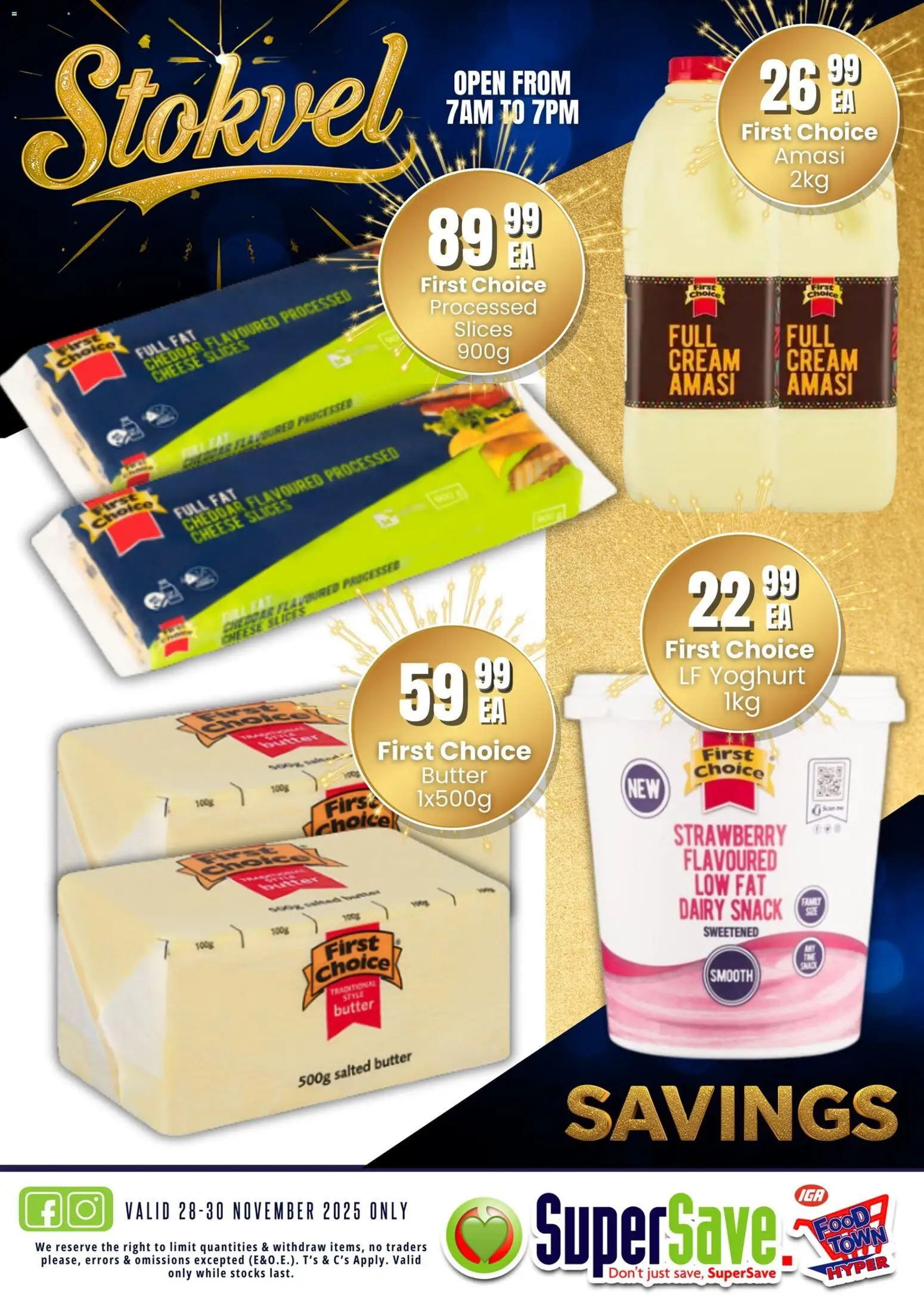 New Super Save catalogue – valid from 28.11.2025 | Page: 44 | Products: Yoghurt, Butter, Cheese, Cream