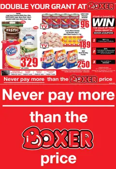 Preview of Boxer specials valid from 04.08.2025