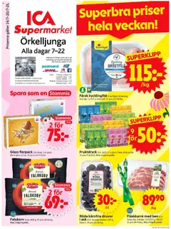 ICA Supermarket - Örkelljunga - Förhandsvisning av reklamblad från butik ICA Supermarket aktuell från 14.07.2025