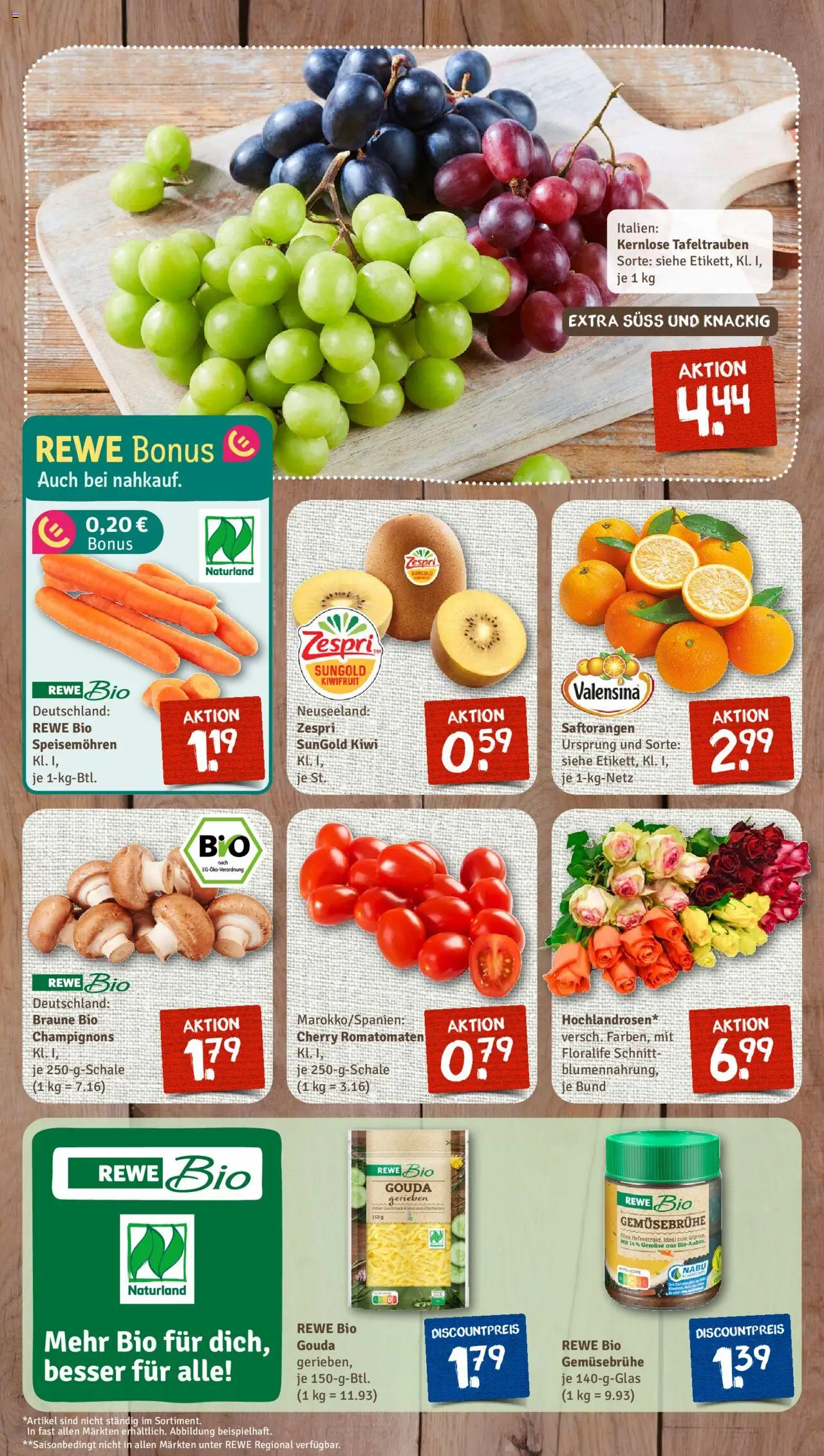Nahkauf Prospekt – gültig ab 13.10.2025 | Seite: 3 | Produkte: Gouda, Champignons, Gemüse, Kiwi
