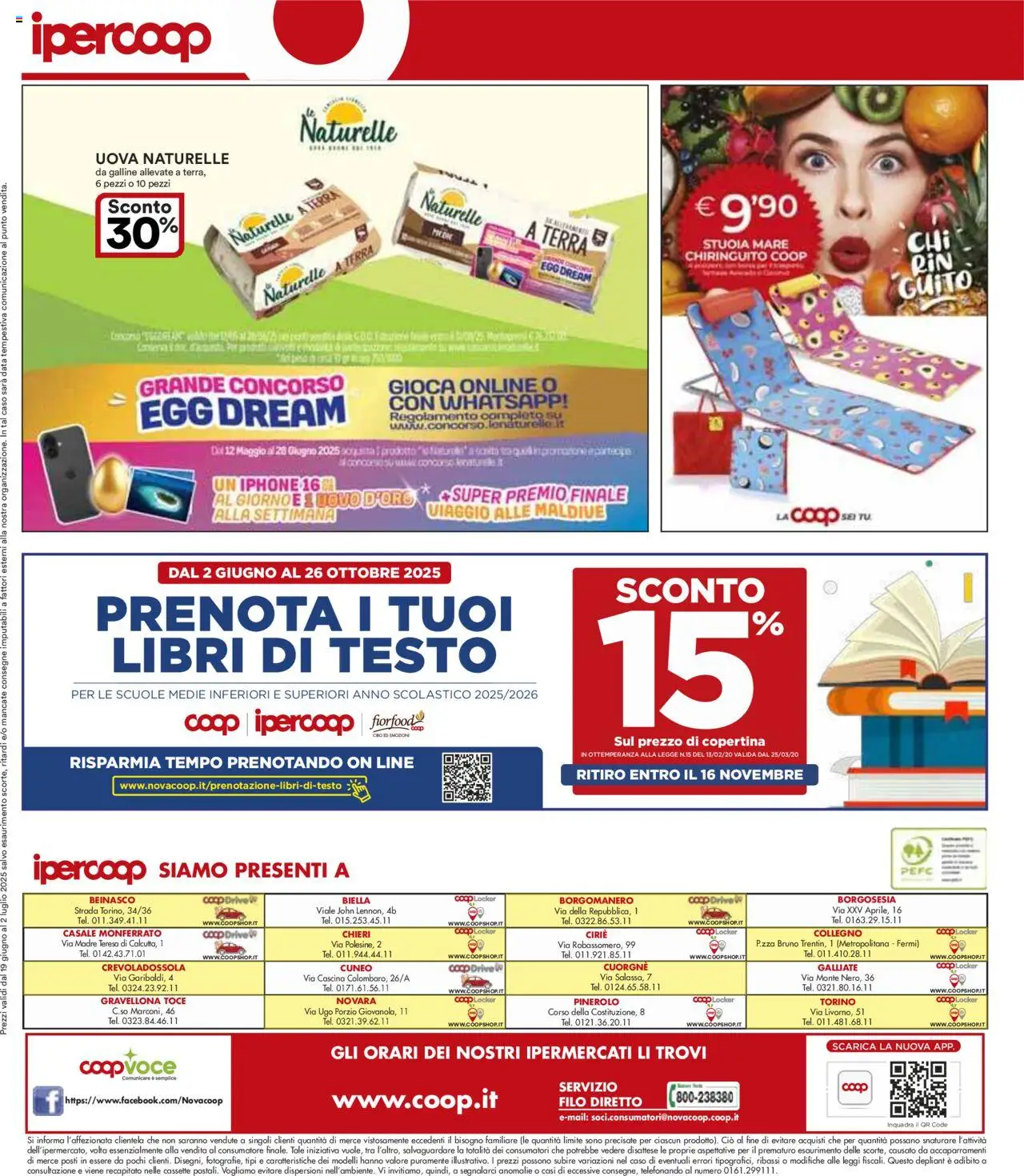 Volantino Ipercoop del 19.06.2025 | Pagina: 41 | Prodotti: Uova, Iphone, Data, Terra