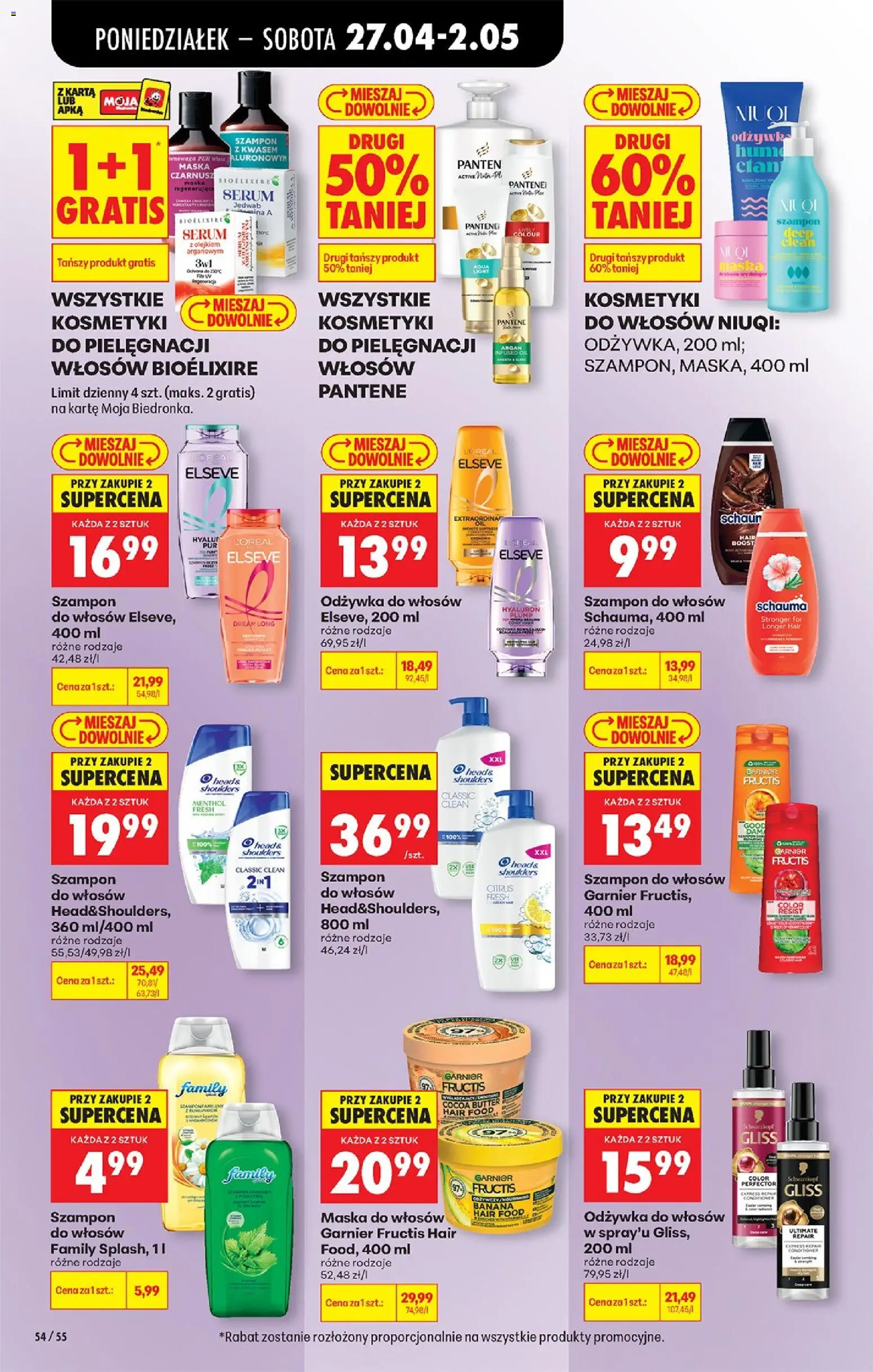 Biedronka Polsko leták od 27.04.2026 | Strana: 62 | Produkty: Sérum, Maska