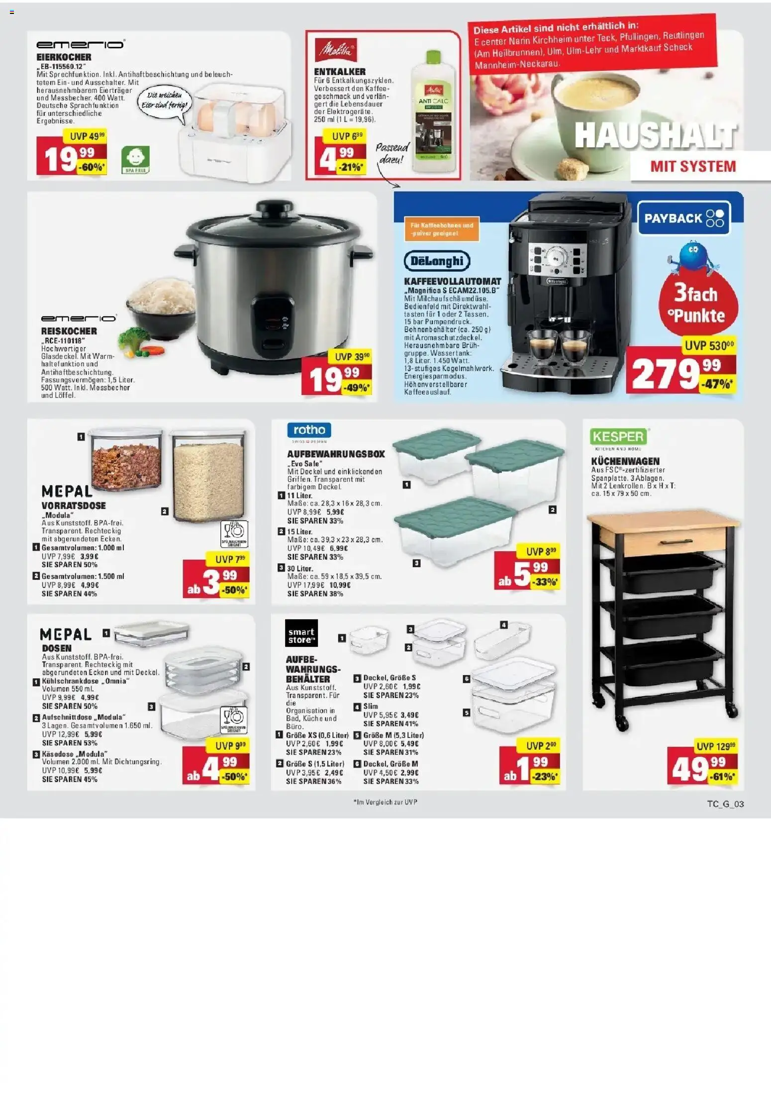 Edeka prospekt Wörth Am Rhein	 – gültig ab 02.03.2026 | Seite: 56 | Produkte: Box, Küche, Kaffeevollautomat, Eierkocher