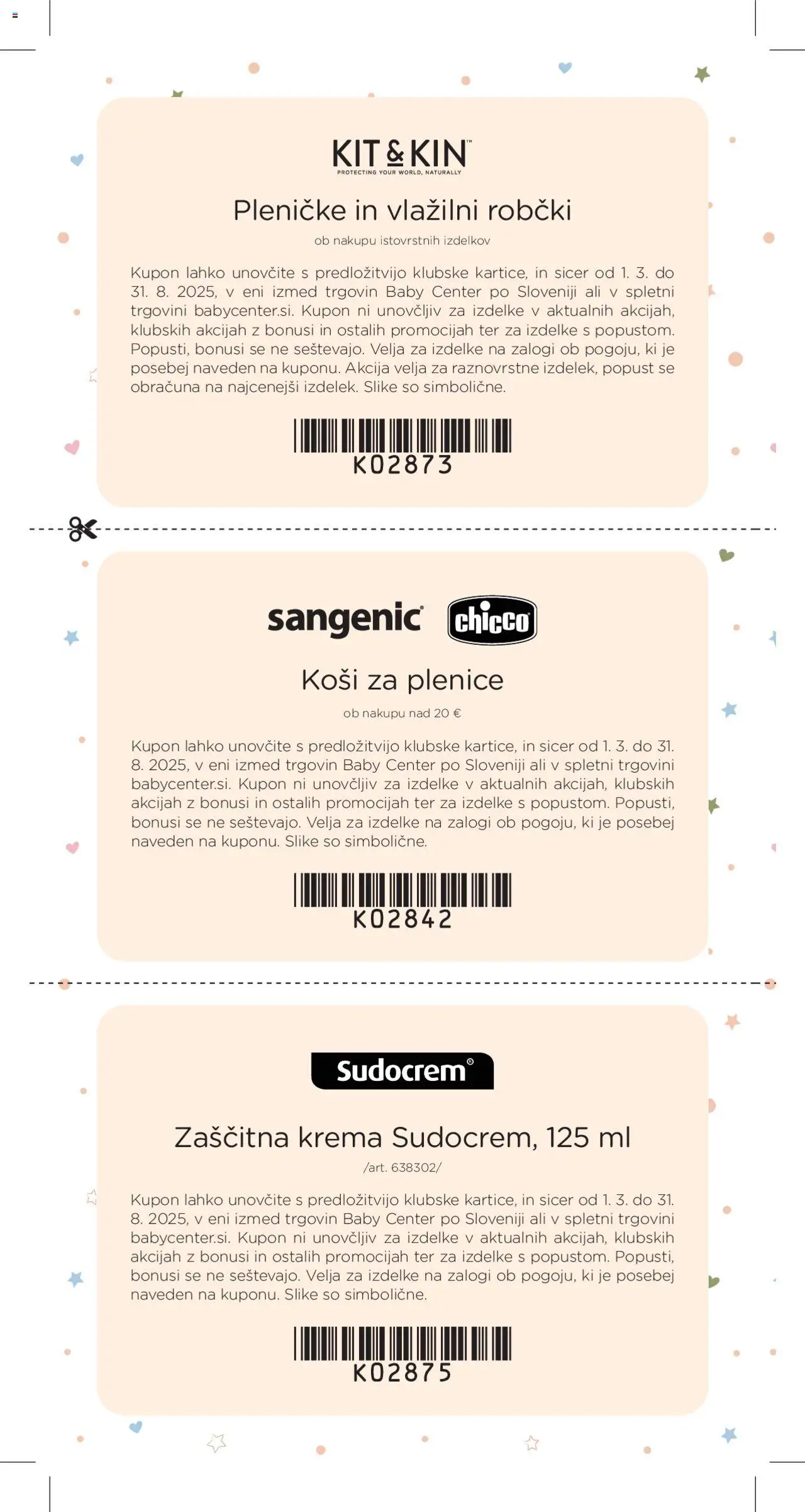 Baby center katalog nosečka │ velja od 01.07.2025 | Stran: 22 | Izdelki: Plenice, Robčki, Krema, Vlažilni robčki
