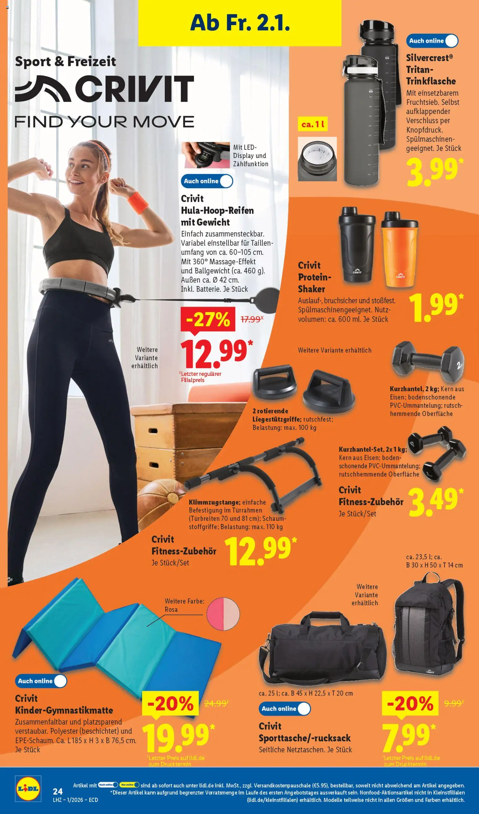 Lidl - Prospekt – gültig ab 29.12.2025 | Seite: 16 | Produkte: Gewicht