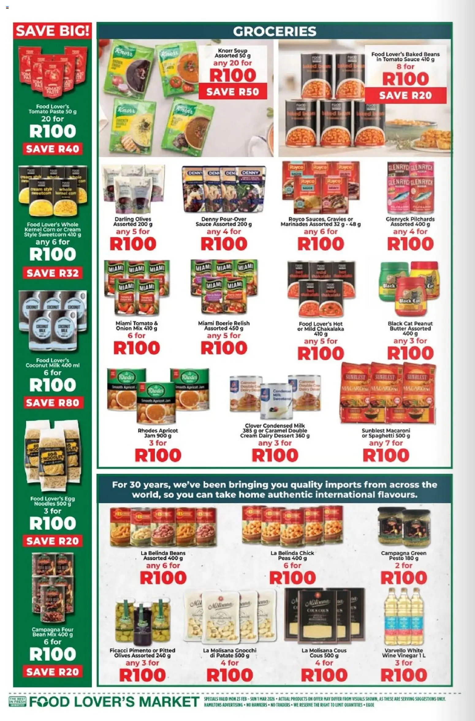 New Food Lover's Market catalogue – valid from 23.02.2025 | Page: 14 | Products: Jam, Milk, Noodles, Caramel