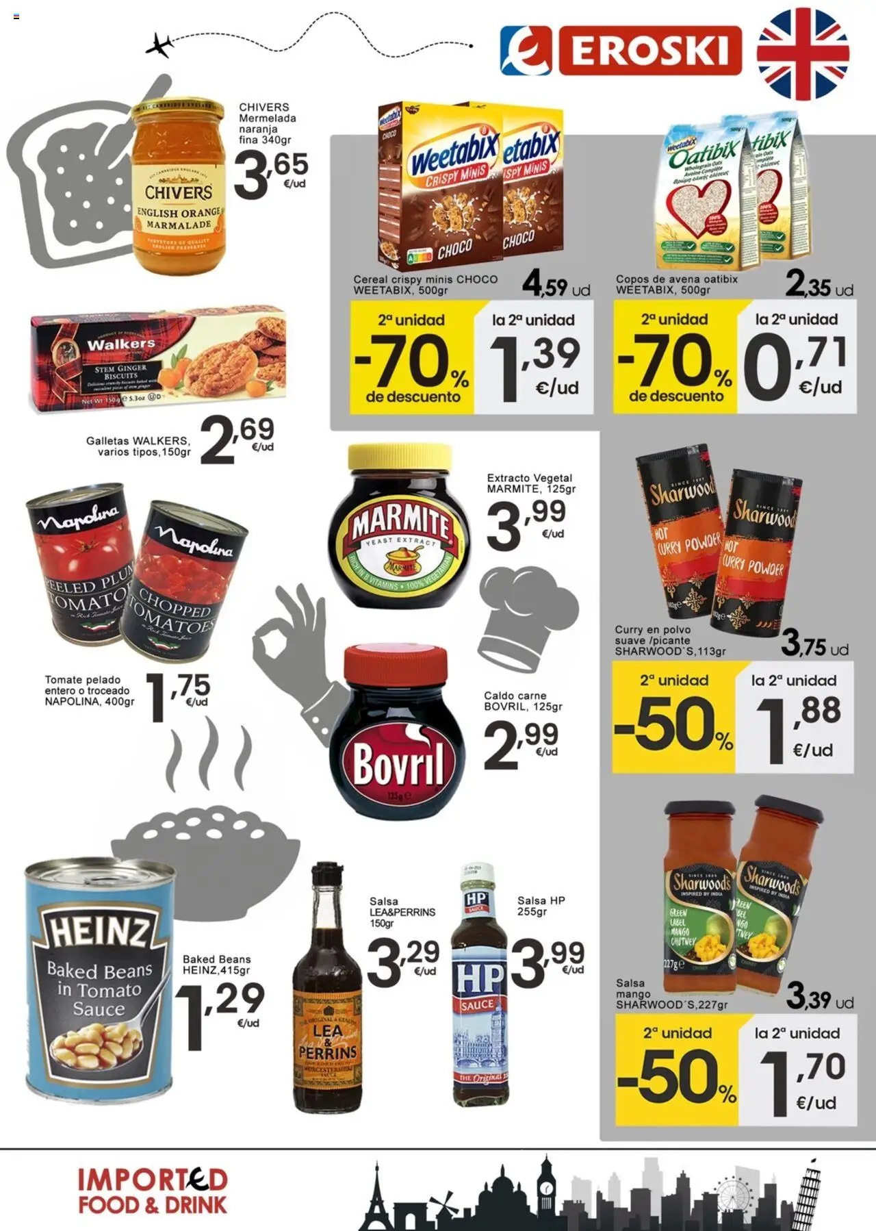 Eroski - Productos de Importación │ válido desde el 12.06.2025 | Página: 9 | Productos: Polvo, Galletas, Copos, Ρούτερ