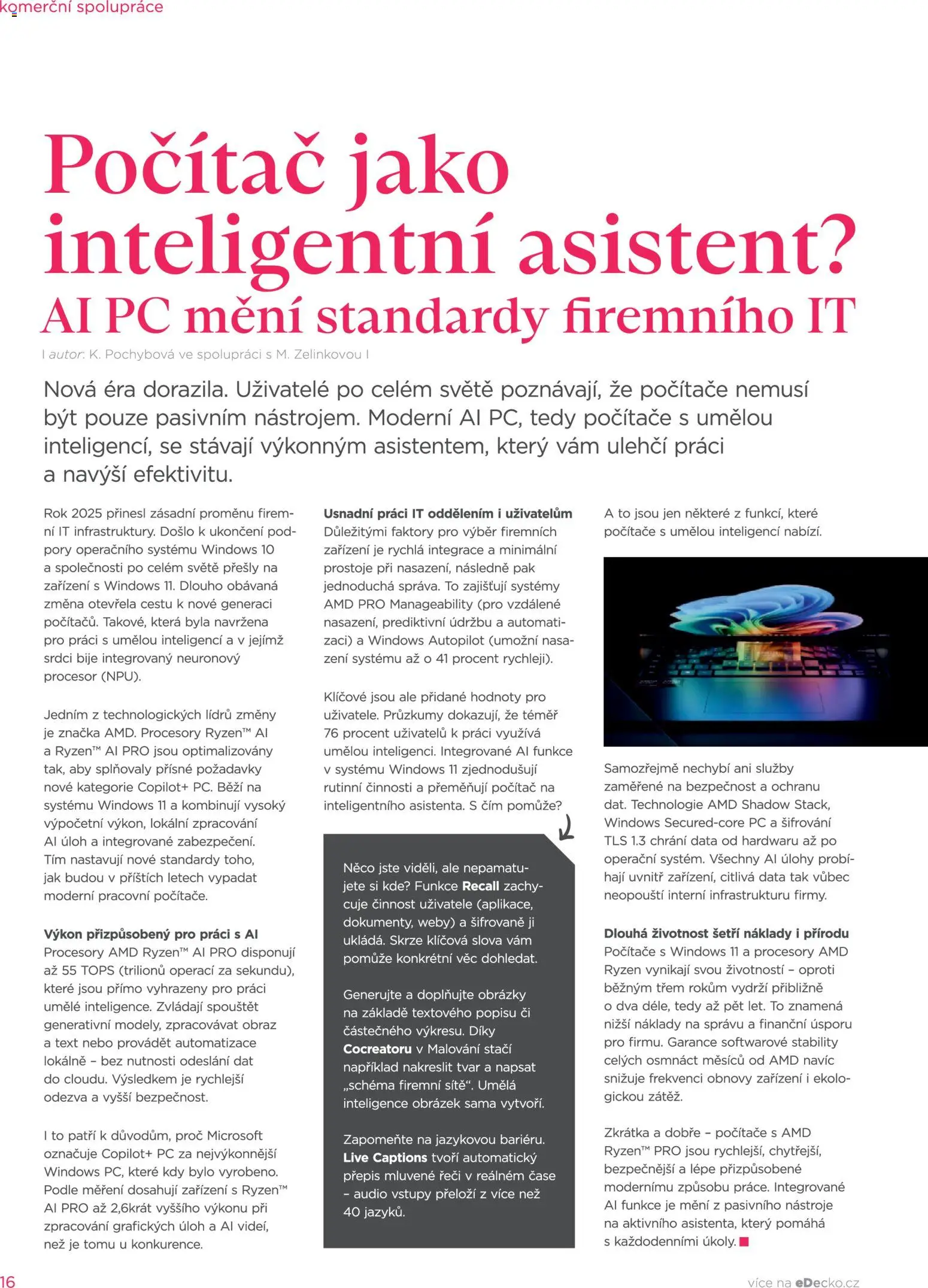 Nové ED Profi akcie – leták je platný od 05.12.2025 | Strana: 16 | Produkty: Počítače, Počítač, PC