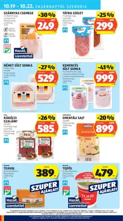 MILSANI TEAVAJ, 82% zsírtartalom, 100 g/darab - amely érvényes a következő dátumtól: 16.10.2025 | Oldal: 28