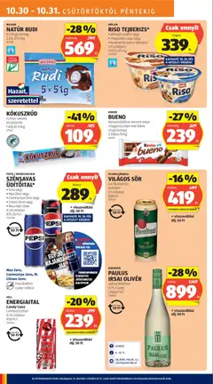 Aldi Akciós újság - amely érvényes a következő dátumtól: 30.10.2025 | Oldal: 12