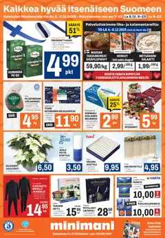 Minimani-mainoslehti voimassa 03.12.2025 alkaen