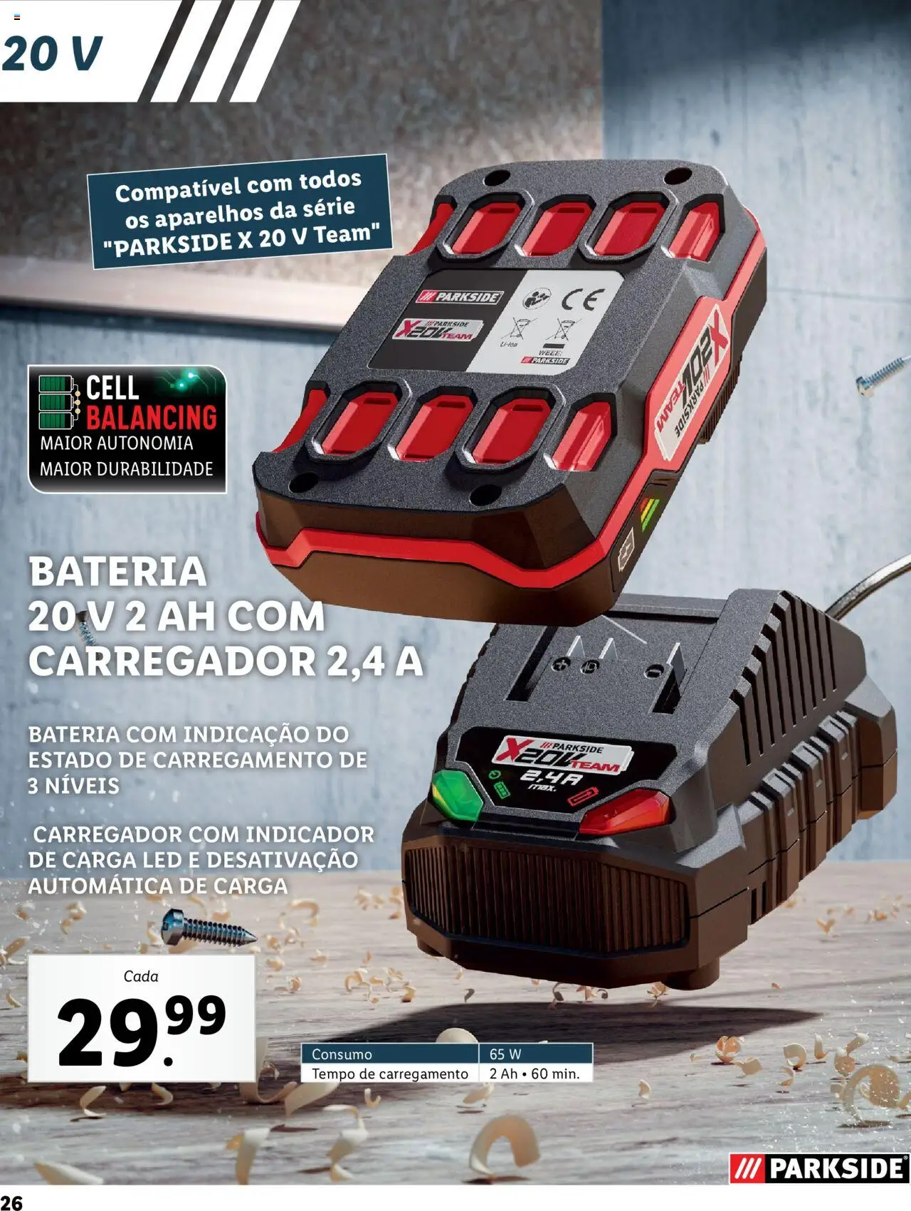 Lidl Baterias E Ferramentas │ válido de 02.02.2023 | Página: 26