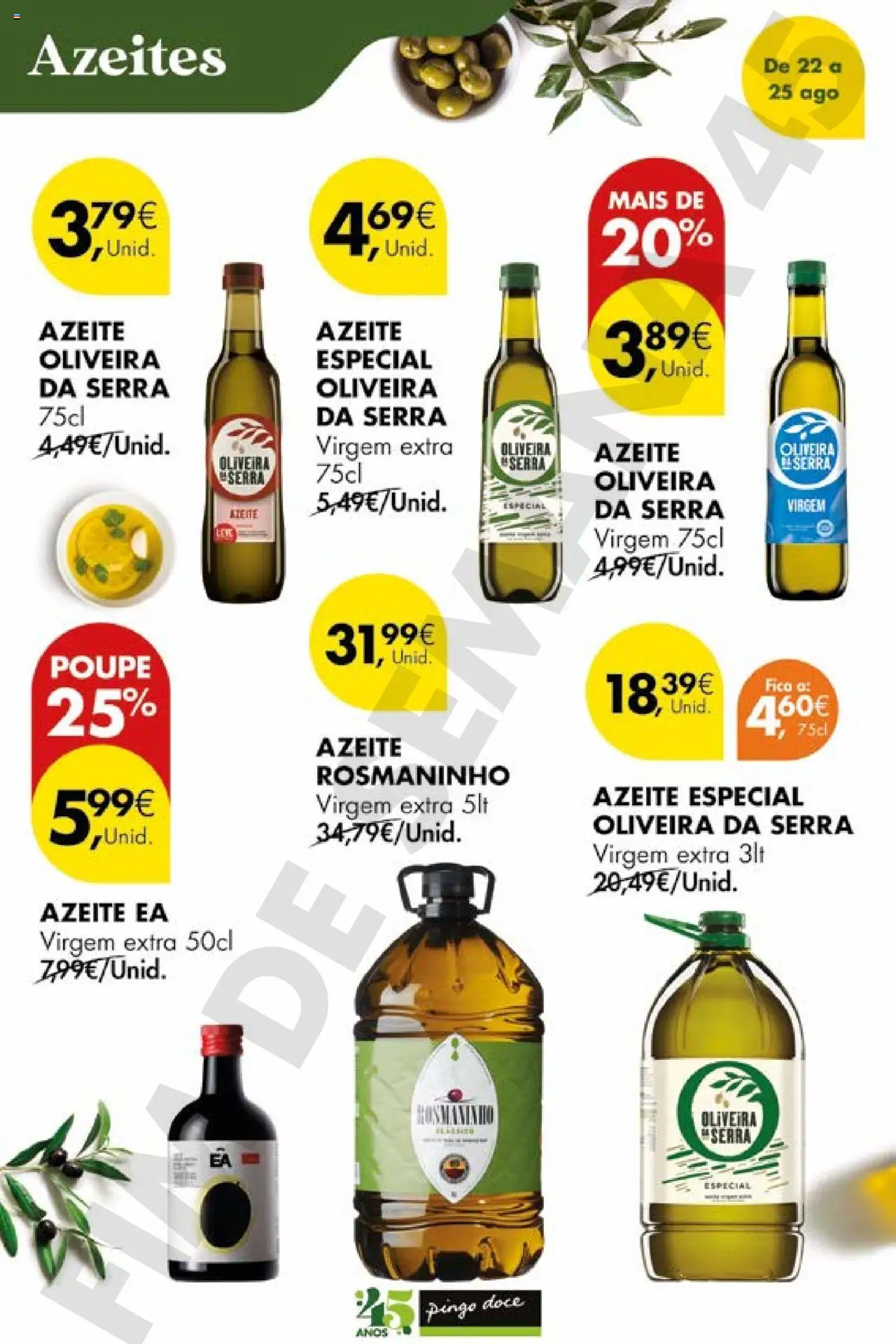 Pingo Doce Poupe este Fim de Semana │ válido de 22.08.2025 | Página: 20 | Produtos: Azeite