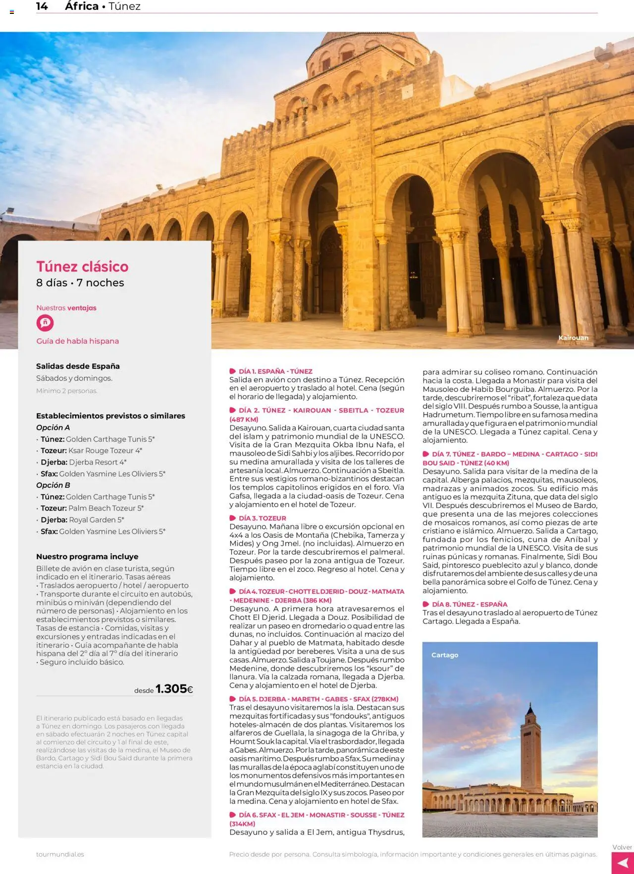 Viajes El Corte Inglés Africa y Oriente Medio │ válido desde el 01.01.2025 | Página: 14 | Productos: Cuna
