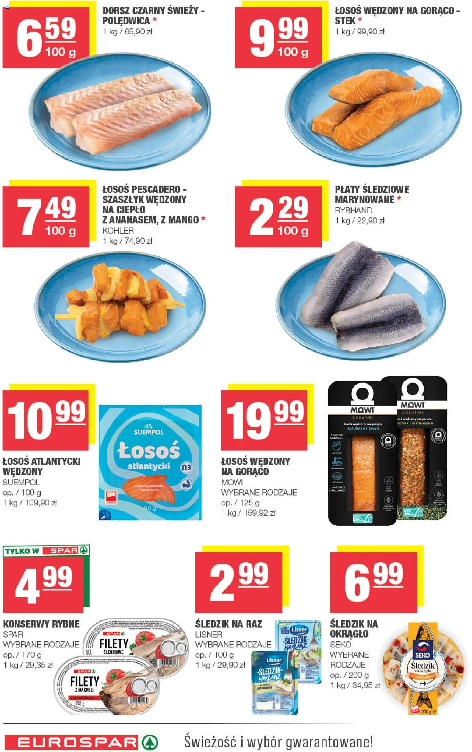 Spar gazetka - Eurospar od 08.04.2026 | Strona: 8 | Produkty: Mango, Pietruszka, Łosoś wędzony, Łosoś