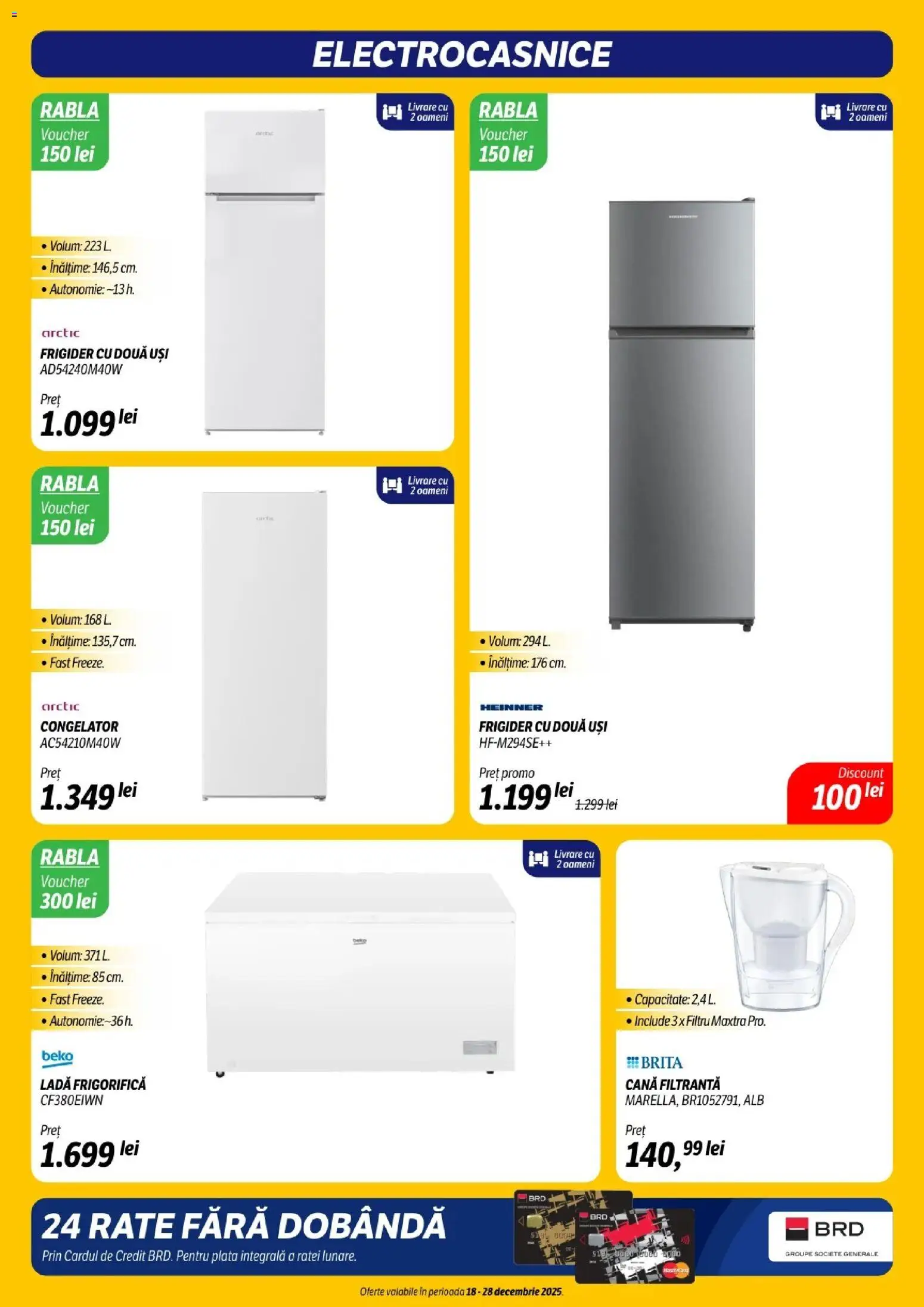 Noul catalog Flanco – valabil de la 18.12.2025 | Pagină: 18 | Produse: Frigider, Congelator, Ladă frigorifică