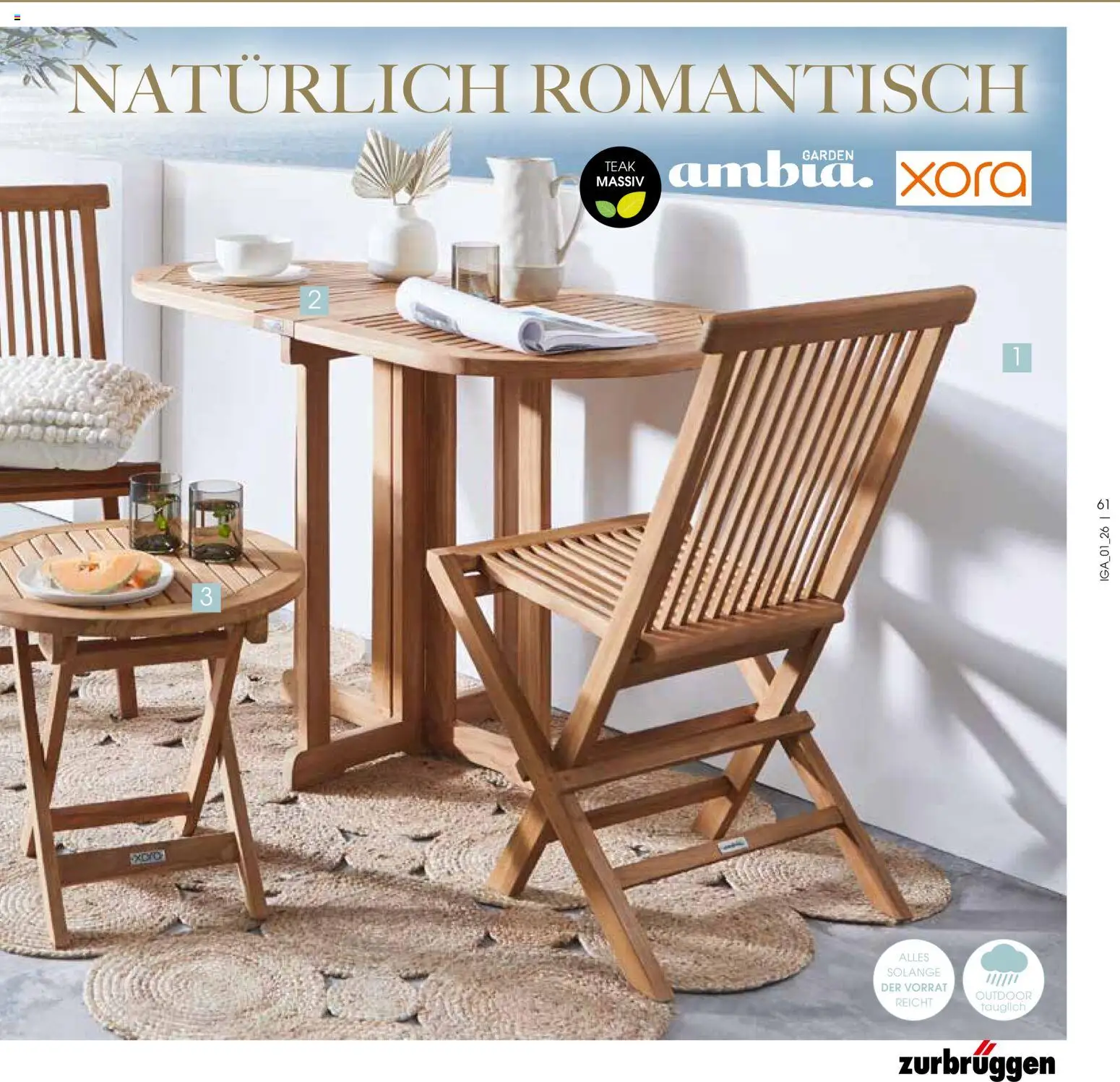 Zurbrüggen Sommer 2026 – gültig ab 19.03.2026 | Seite: 61