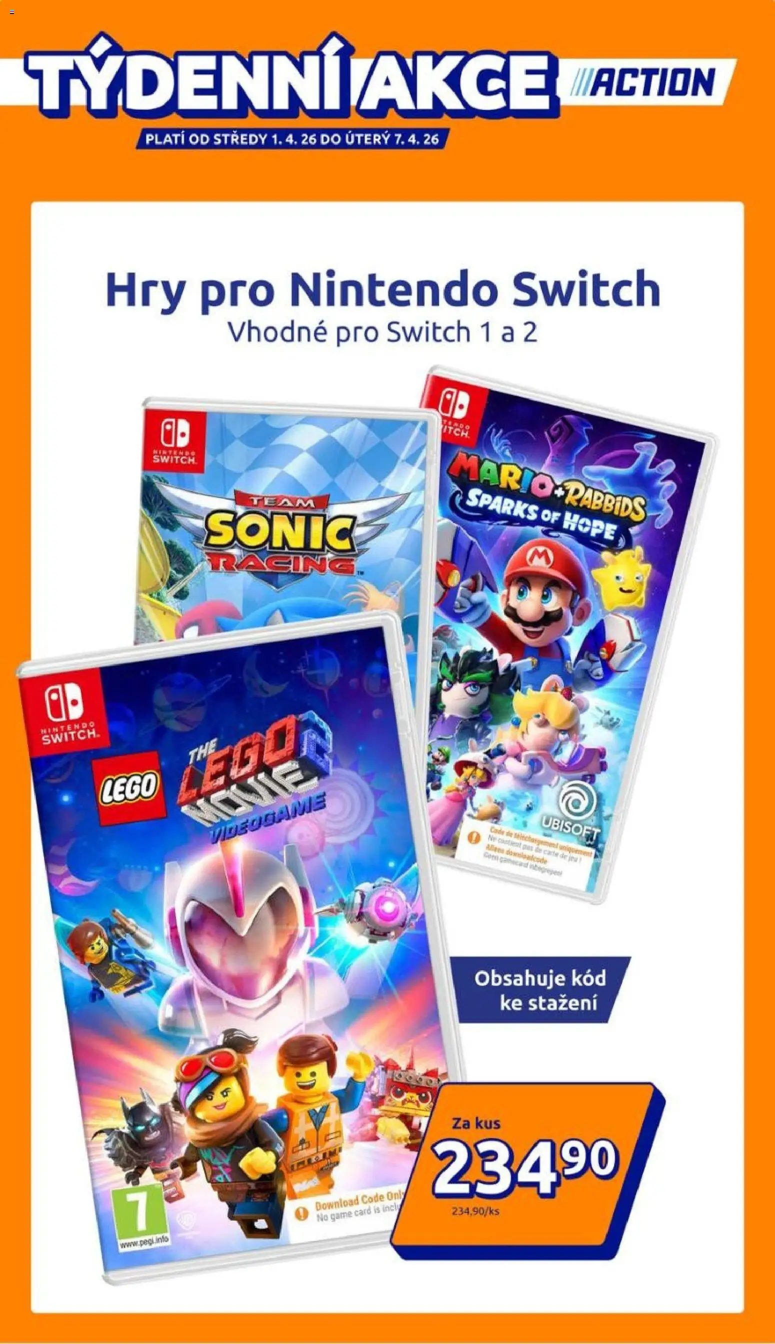 Action leták od 01.04.2026 | Strana: 1 | Produkty: LEGO