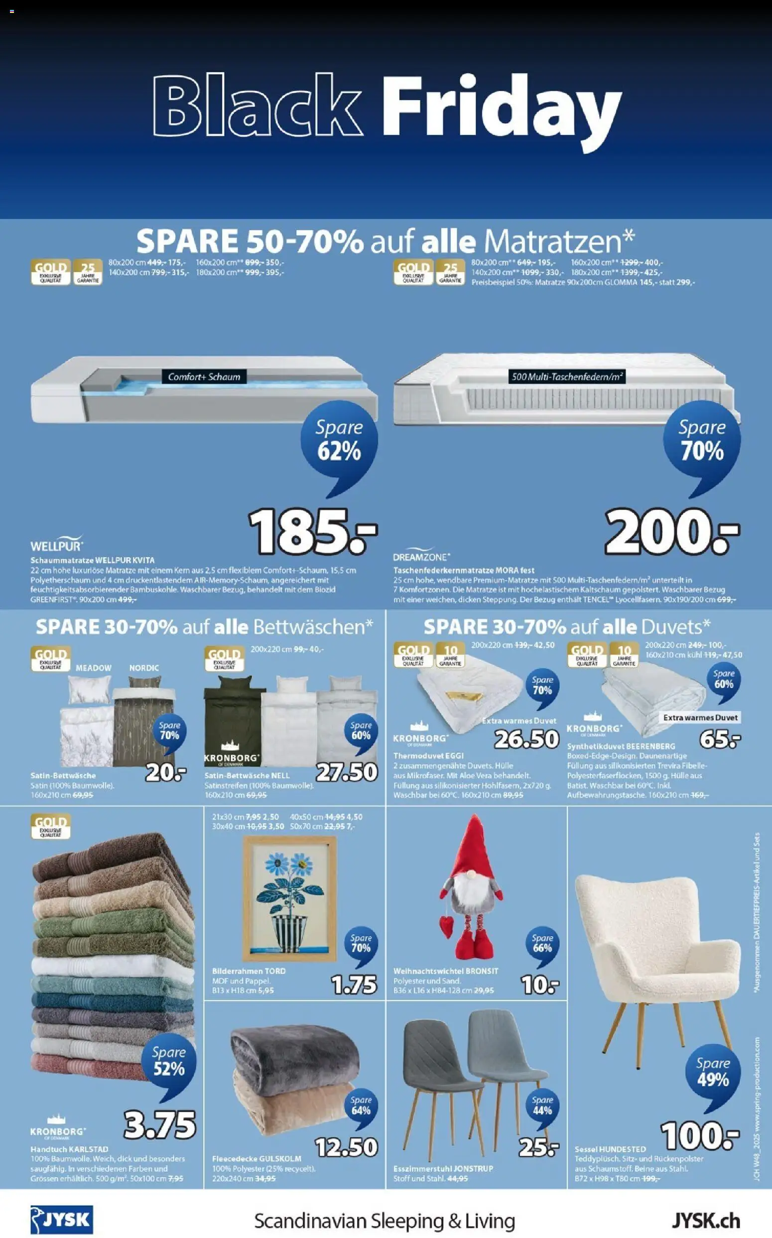 JYSK - Black Friday – gültig ab 24.11.2025 | Seite: 8 | Produkte: Matratze, Sessel, Hülle