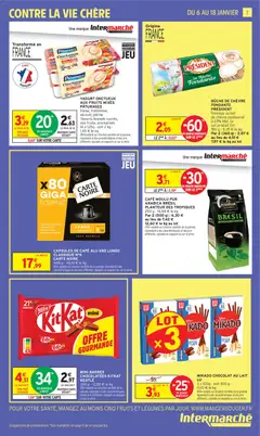 Intermarché - Prévisualisation de CAPSULES DE CAFÉ ALU X80 LUNGO CLASSIQUE N°6 CARTE NOIRE, 448 g valide à partir de 06.01.2026 | Page: 7