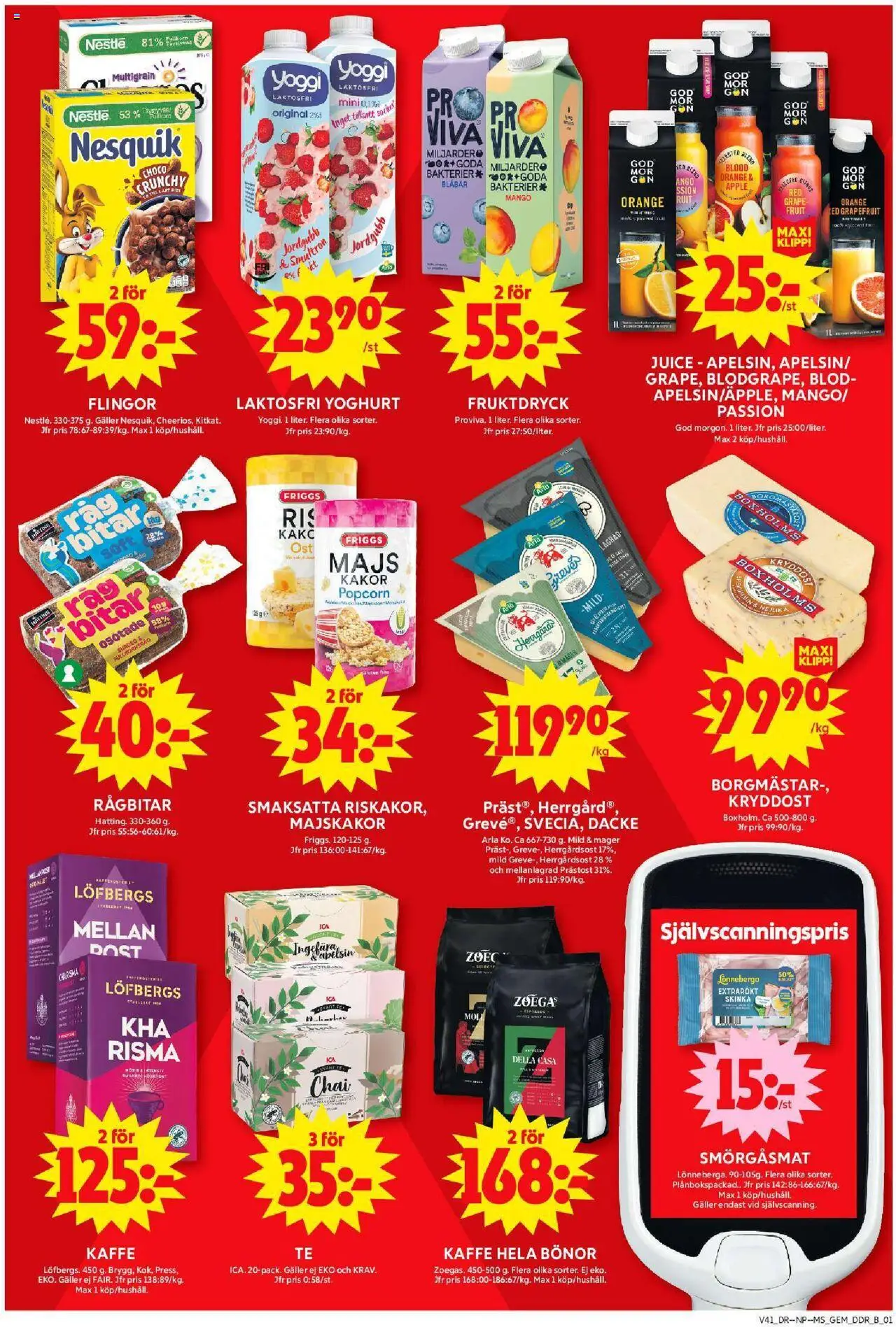 ICA Maxi reklamblad aktuell från 06.10.2025 | Sida: 5 | Produkter: Sandwich, Äpple, Mapp, Popcorn