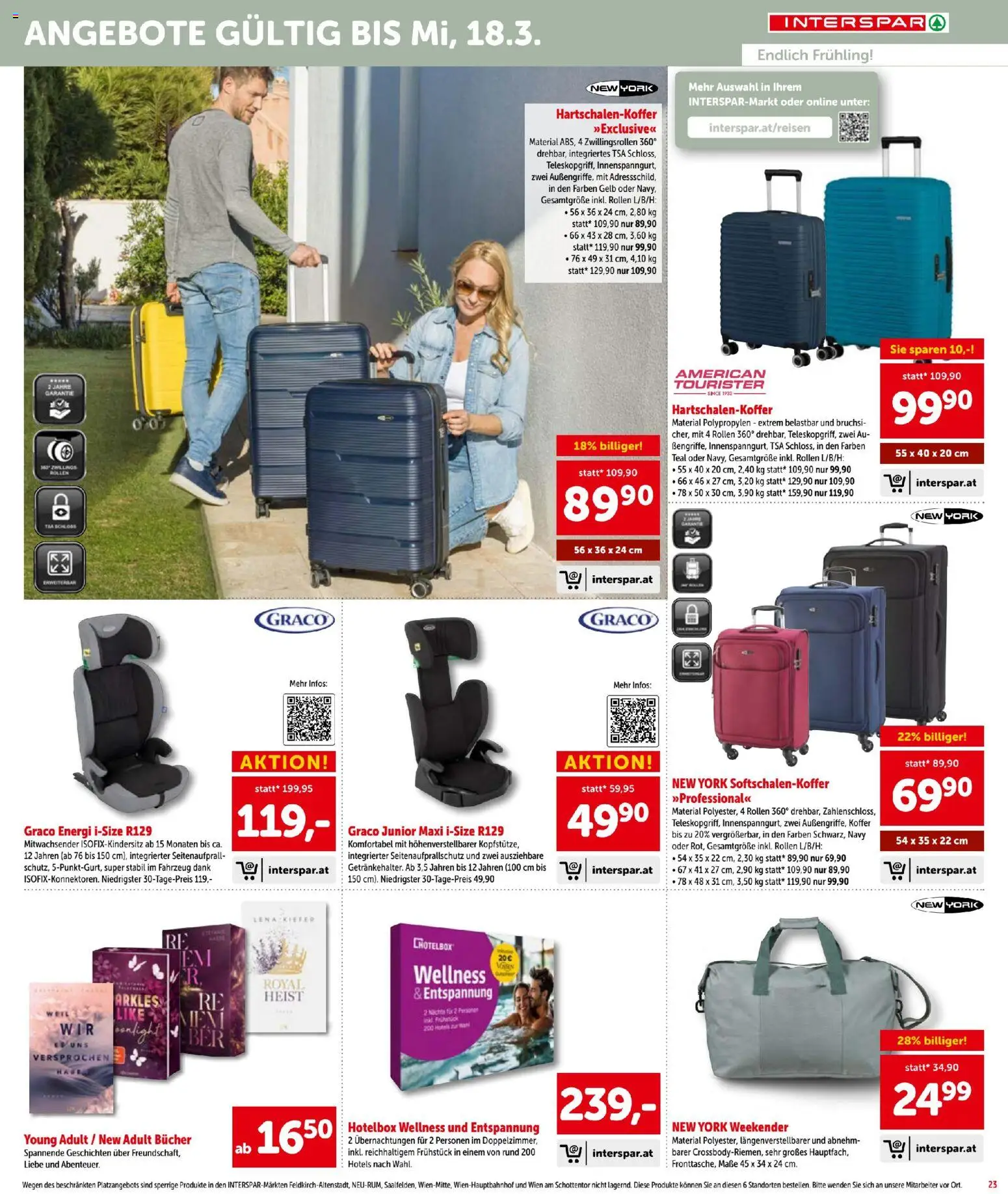 Interspar Flugblatt gültig ab 26.02.2026 | Seite: 23 | Produkte: Koffer
