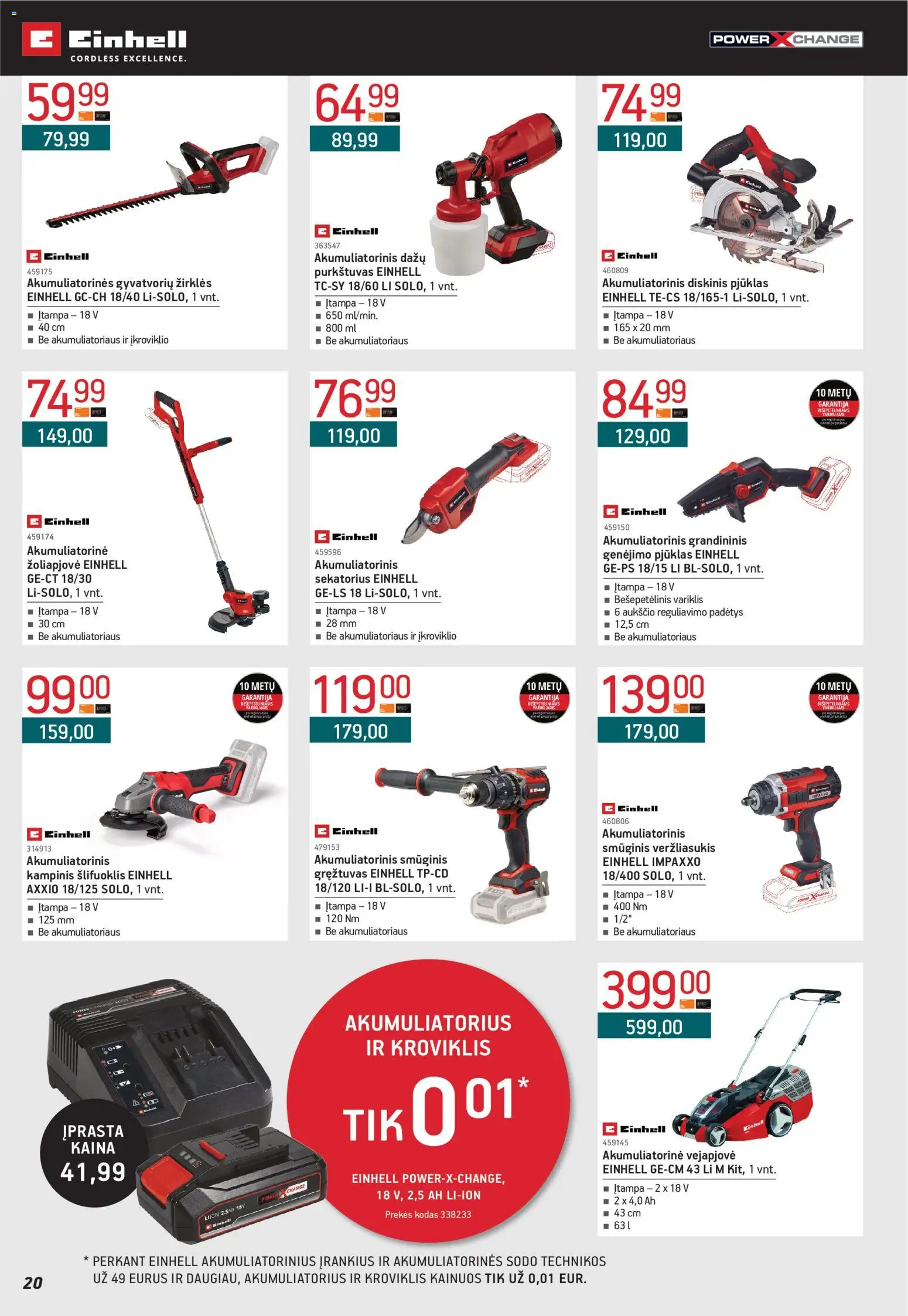 ERMITAŽAS akcijos nuo 04.05.2026 | Puslapis: 20 | Prekių: Akumuliatorius