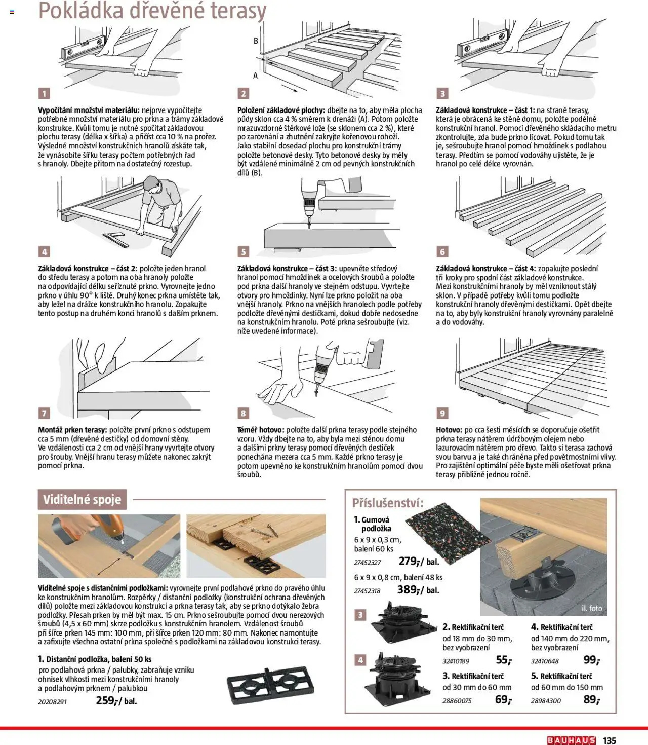Bauhaus katalog Zahradní nábytek od 01.04.2025 | Strana: 135 | Produkty: Terč, Desky