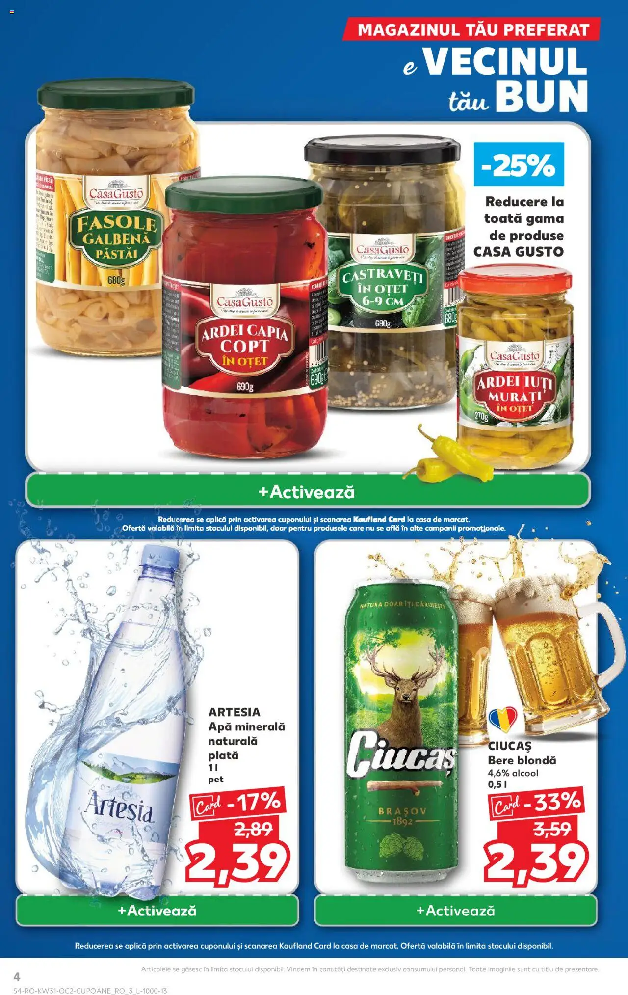Kaufland RO akciós ujság - amely érvényes a következő dátumtól: 30.07.2025 | Oldal: 4