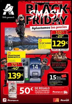 Vista previa Alcampo -Black Friday válido desde el 06.11.2025