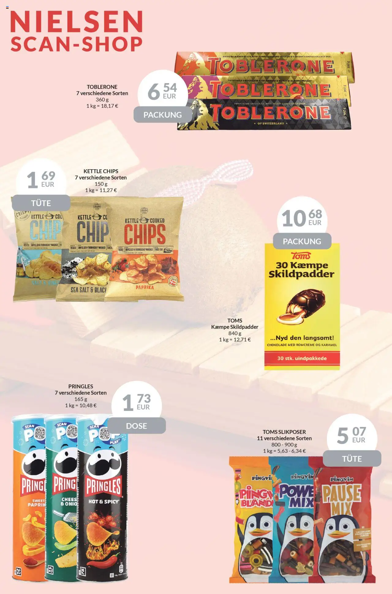 Nielsen Discount Tilbudsavis gyldig fra 22.08.2025 | Side: 2 | Produkter: Chokolade, Chips, Salt, Paprika