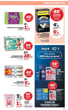 Super U - Prévisualisation de Super U - Les prix bas de la semaine valide à partir de 27.01.2026 | Page: 17 | Produits: Melon, Pampers, Dentifrice, Couches pampers