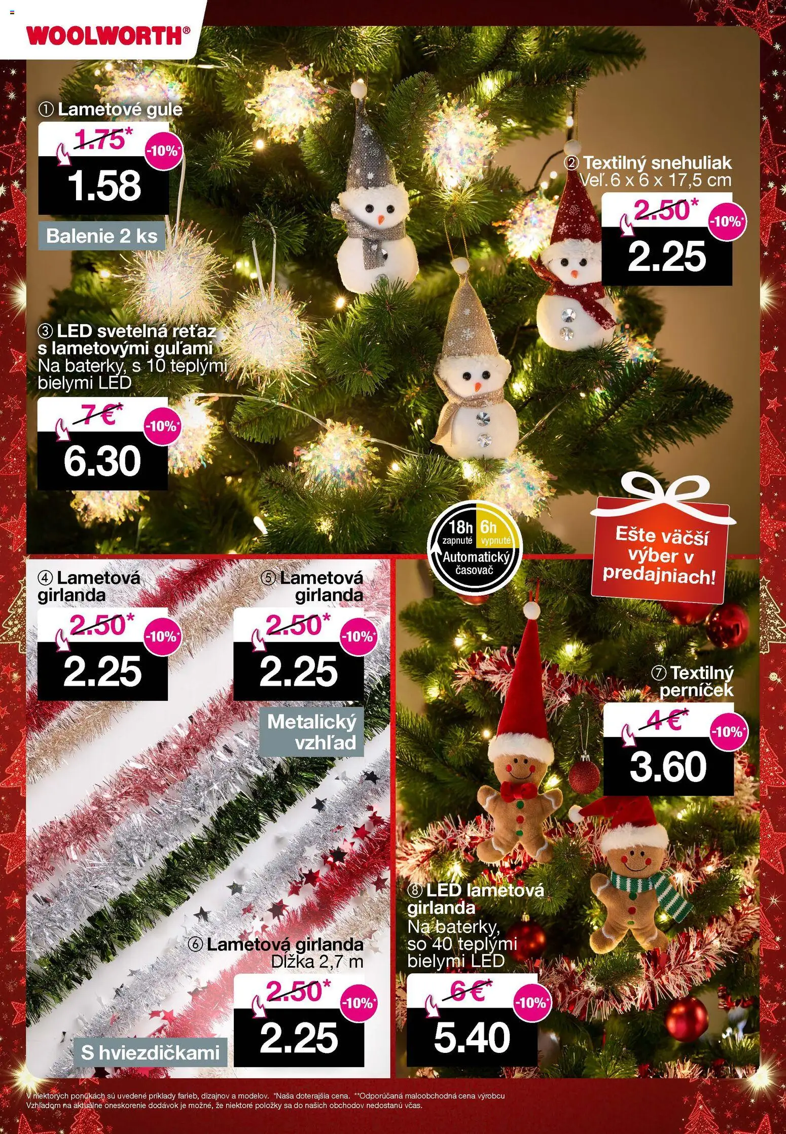 Nové Woolworth akcie – leták je platný od 21.11.2025 | Strana: 6 | Produkty: Led