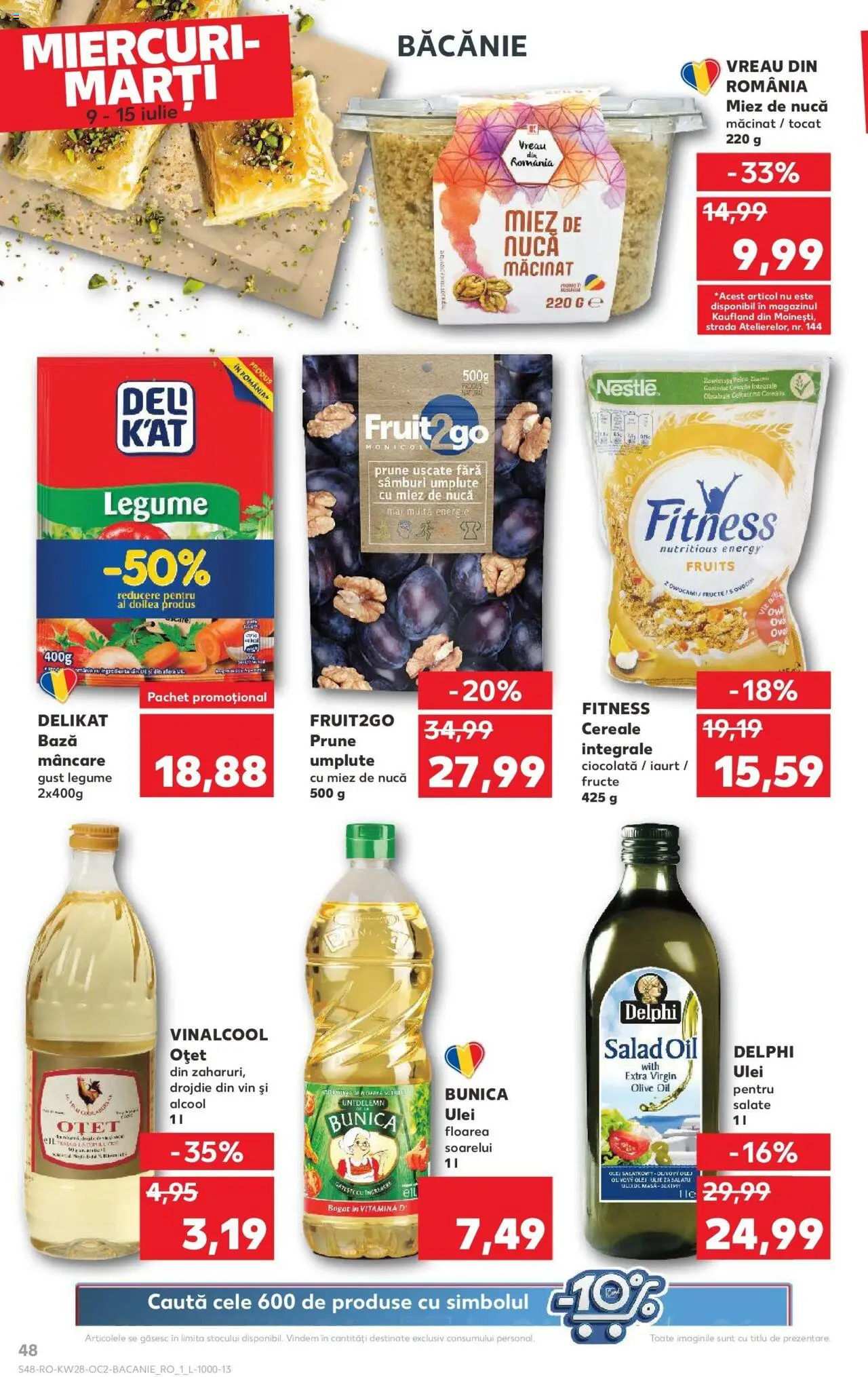 Catalog Kaufland - Bucureşti – valabil de la 09.07.2025 | Pagină: 48 | Produse: Iaurt, Prune, Cereale, Legume