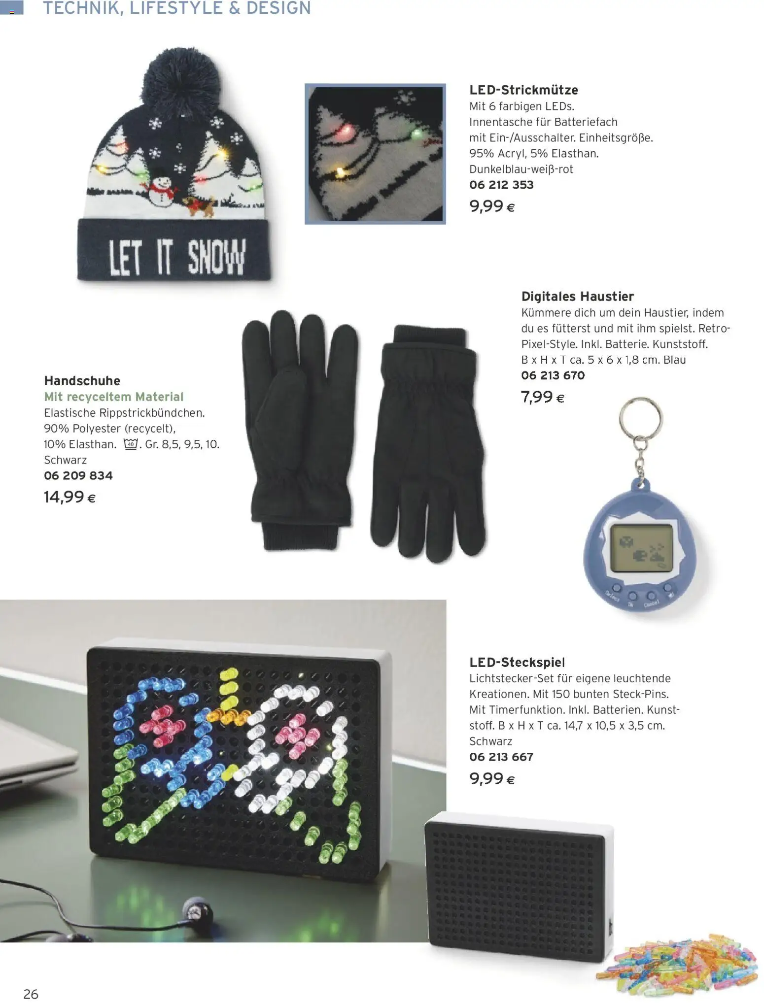 Tchibo Eduscho Tchibo Katalog: Advent 2025 gültig ab 13.11.2025 | Seite: 26 | Produkte: Handschuhe