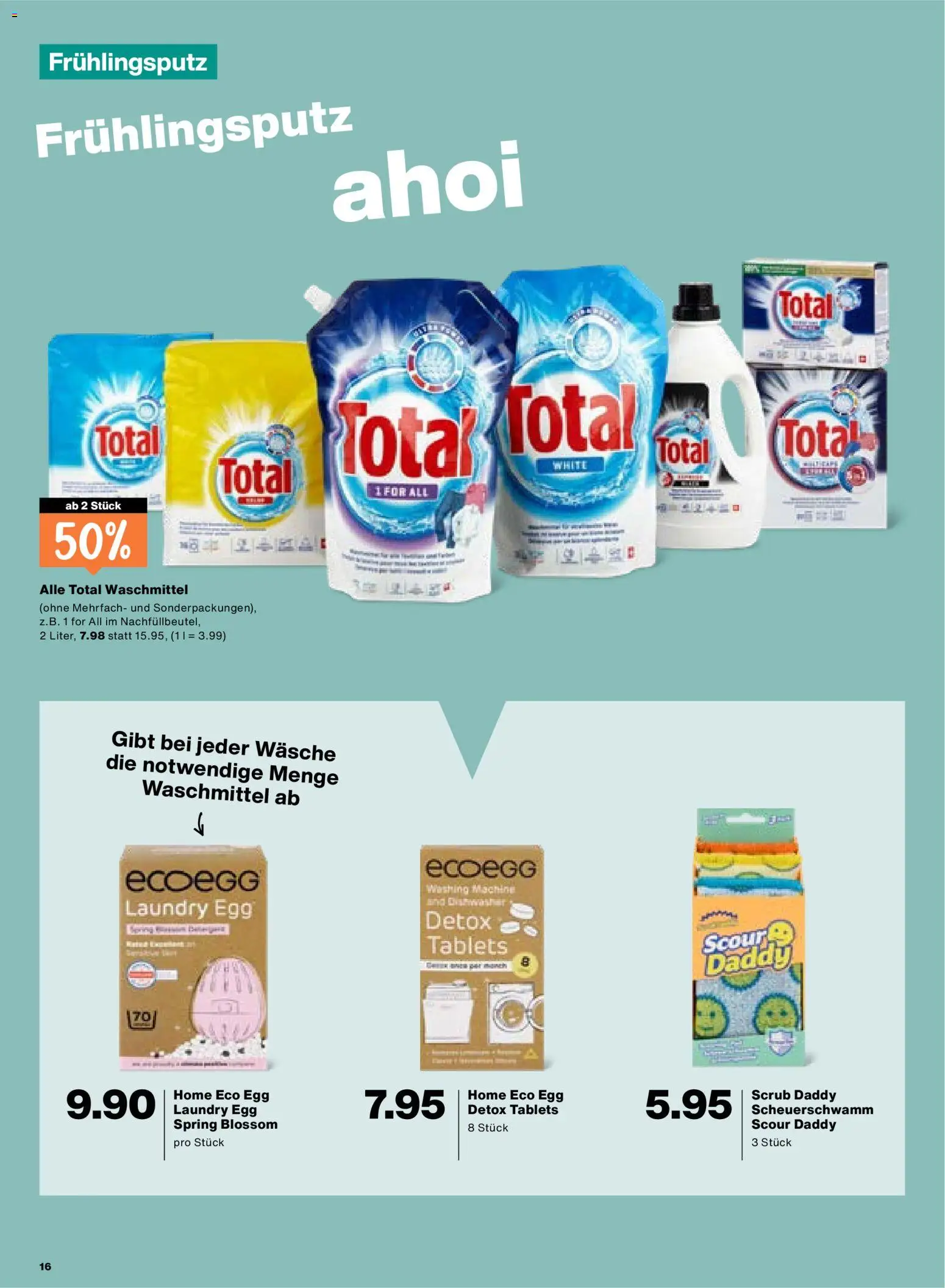 Migros aktionen – gültig ab 12.03.2026 | Seite: 16 | Produkte: Waschmittel