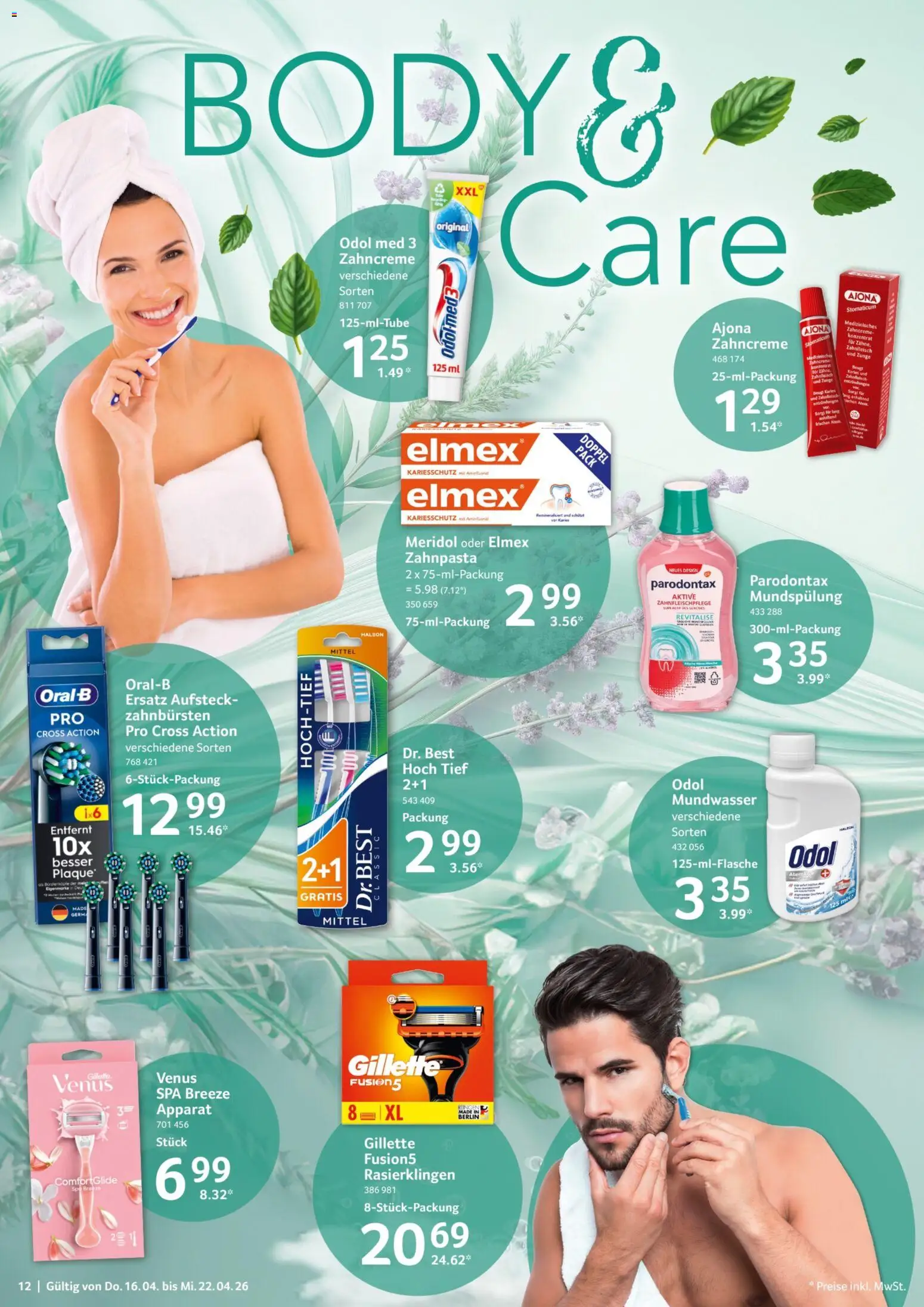 Selgros Prospekt 	 – gültig ab 16.04.2026 | Seite: 12 | Produkte: Zahnpasta, Mundwasser