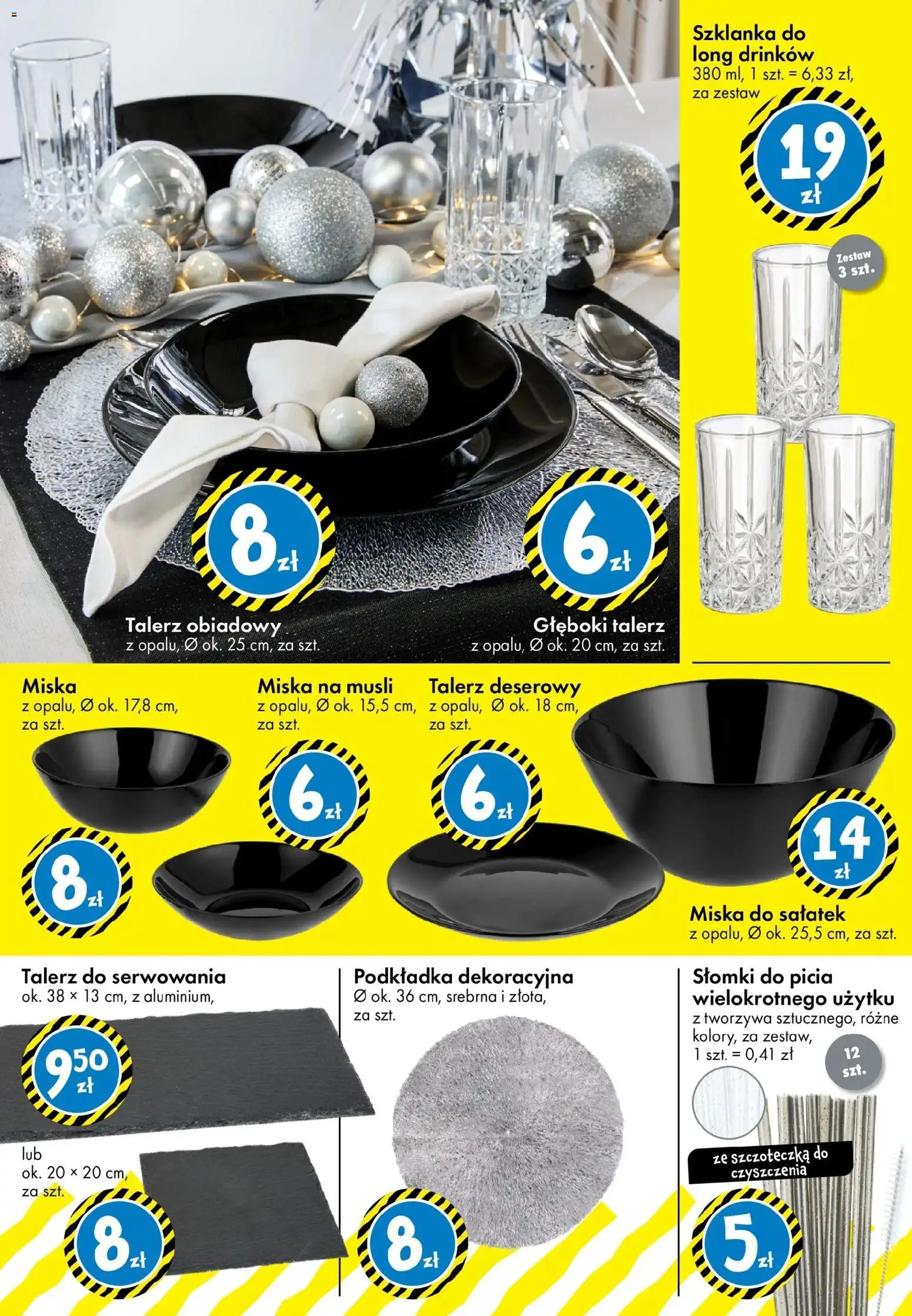 TEDi Gazetka od 12.12.2025 | Strona: 6 | Produkty: Szklanka, Słomki, Musli