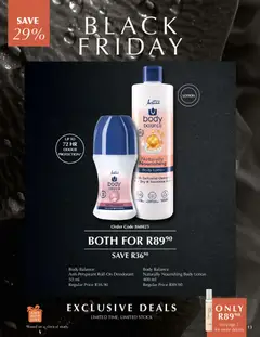 Justine specials catalogue – valid from 28.11.2025 | Page: 13 | Products: Stock, Deodorant, Antiperspirant, Lotion