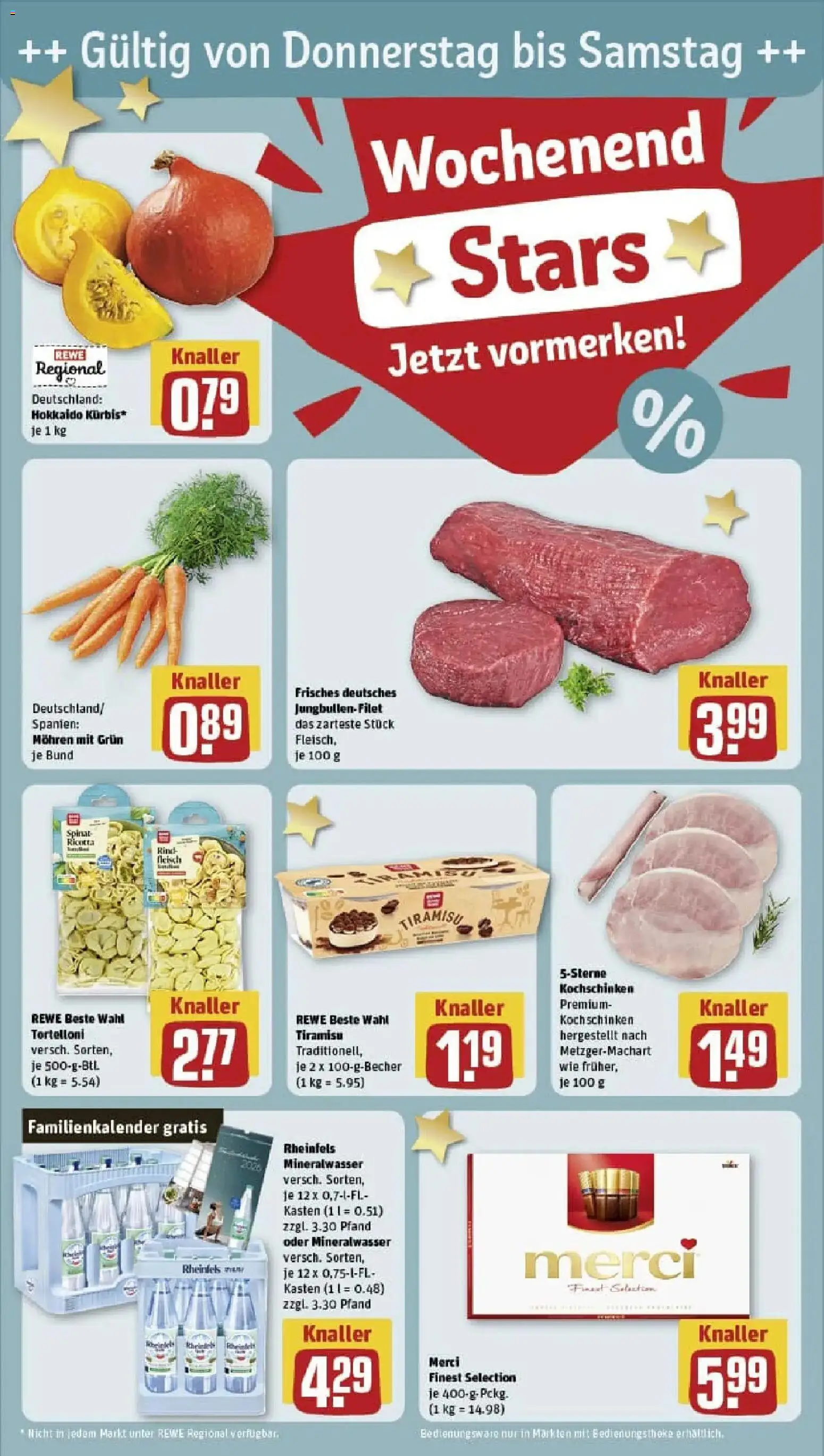 Rewe prospekt Essen	 – gültig ab 10.11.2025 | Seite: 28 | Produkte: Merci, Mineralwasser, Mohren