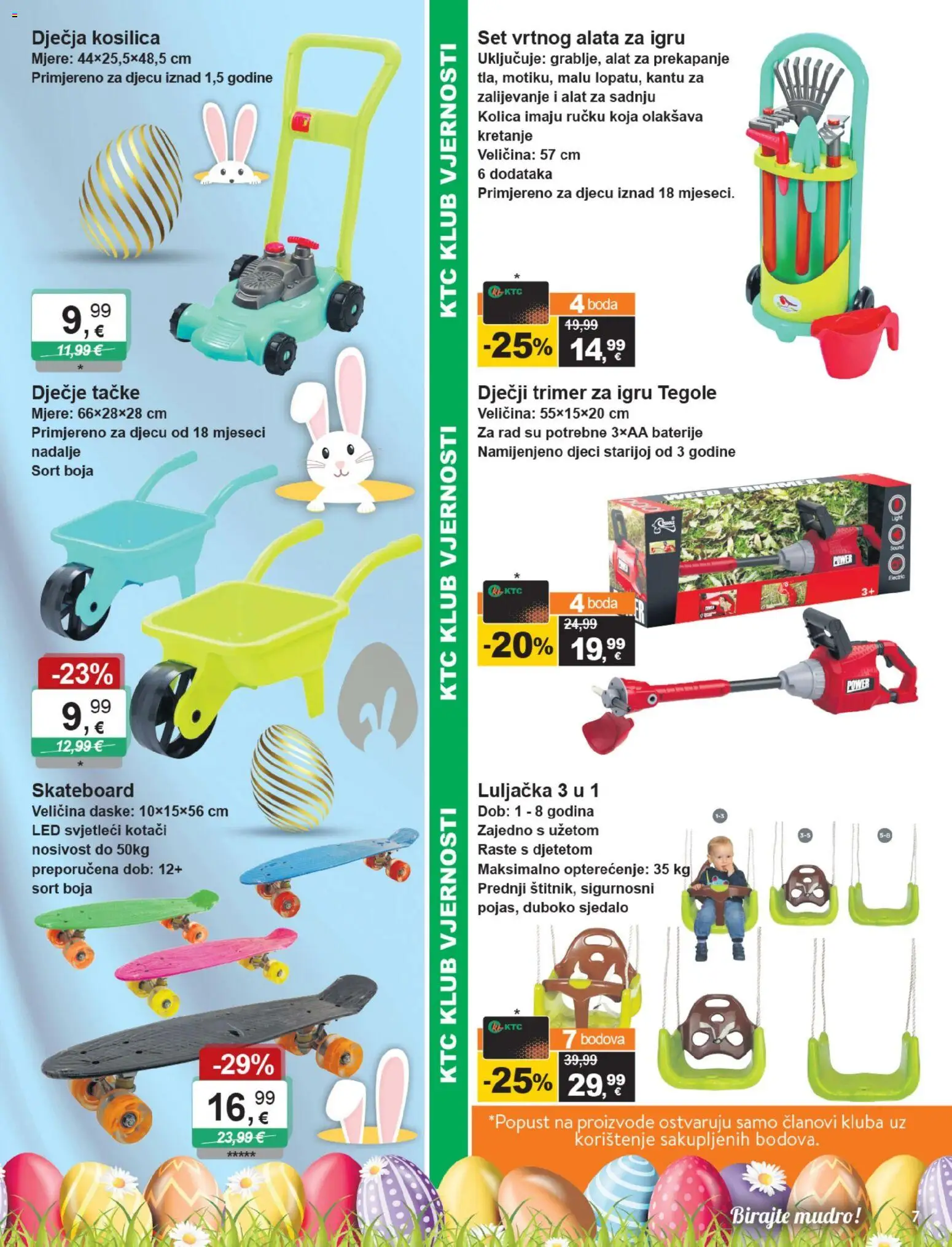 KTC katalog | vrijedi od 25.03.2026 | Stranica: 7 | Proizvodi: Kolica, Alat, Baterije, Trimer