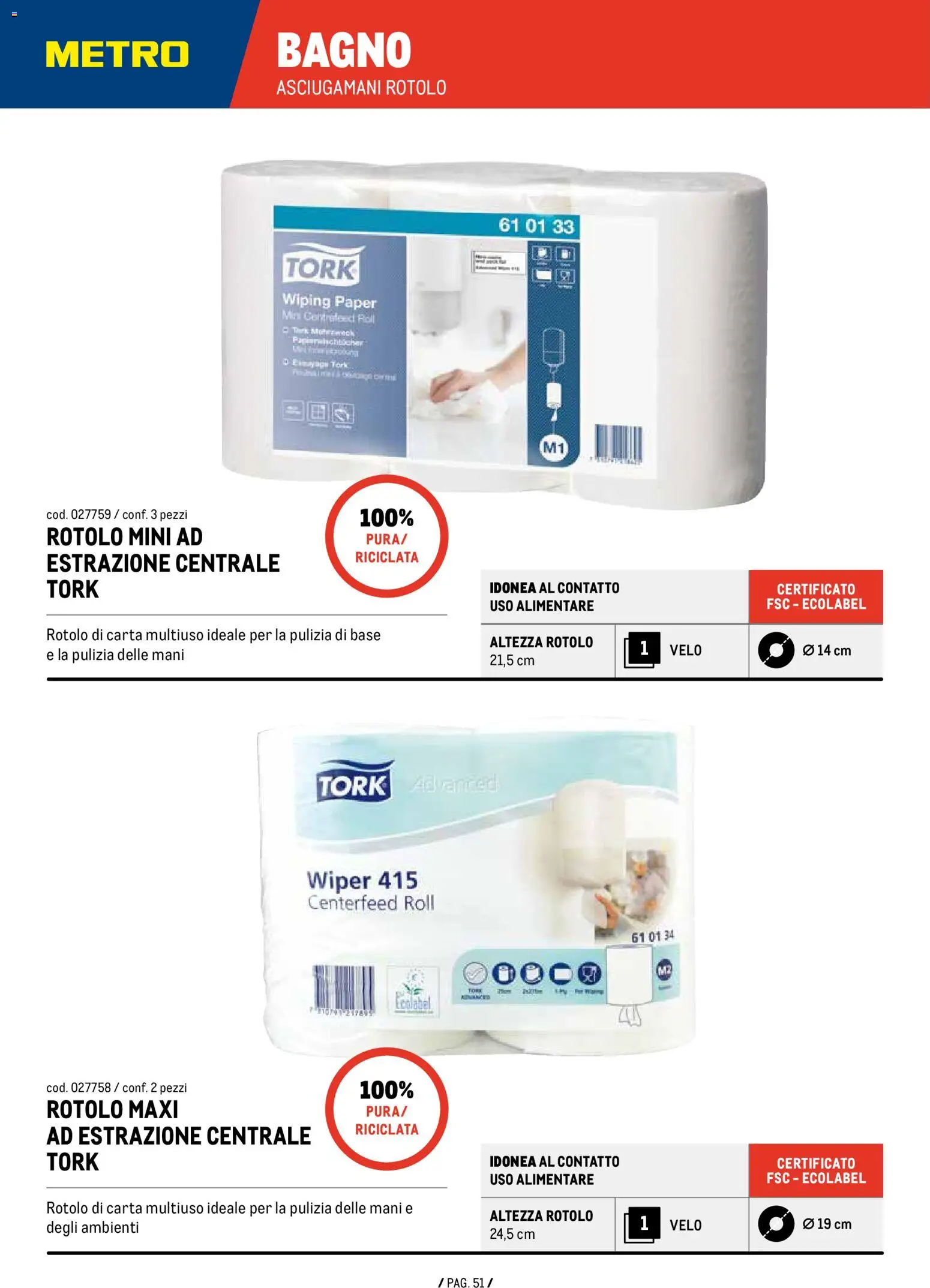 Volantino Metro del 07.01.2026 | Pagina: 51 | Prodotti: Bagno