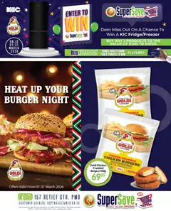 Super Save specials catalogue – valid from 01.03.2026 | Page: 2 | Products: Chicken, Burgers