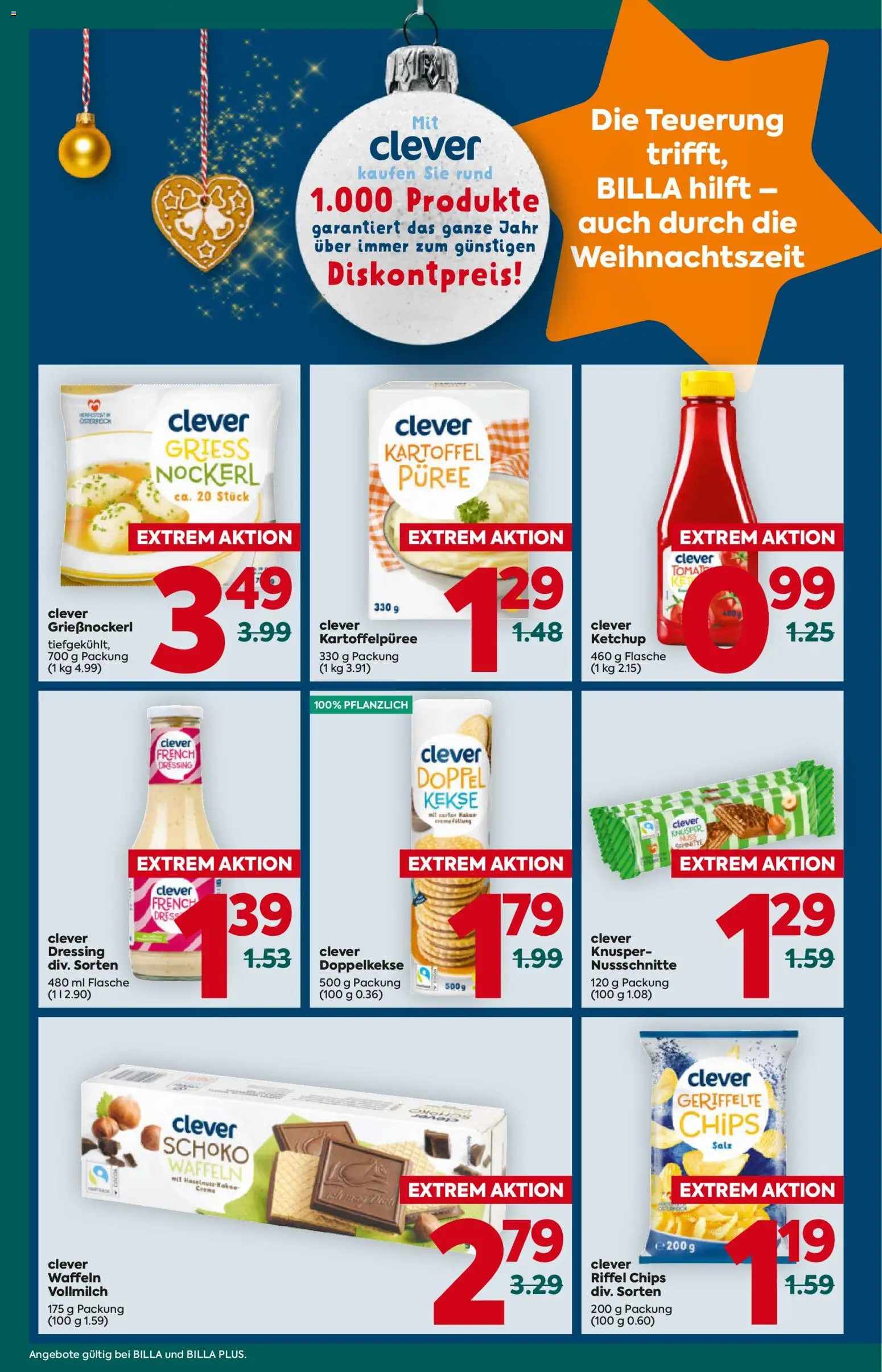 Billa Plus Flugblatt gültig ab 27.11.2025 | Seite: 6 | Produkte: Chips, Matériel de rangement Fitness, Salz, Rum