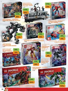 Náhled letáku Dráčik leták od 03.10.2025 | Strana: 90 | Produkty: LEGO, Robot, Citron, Karty