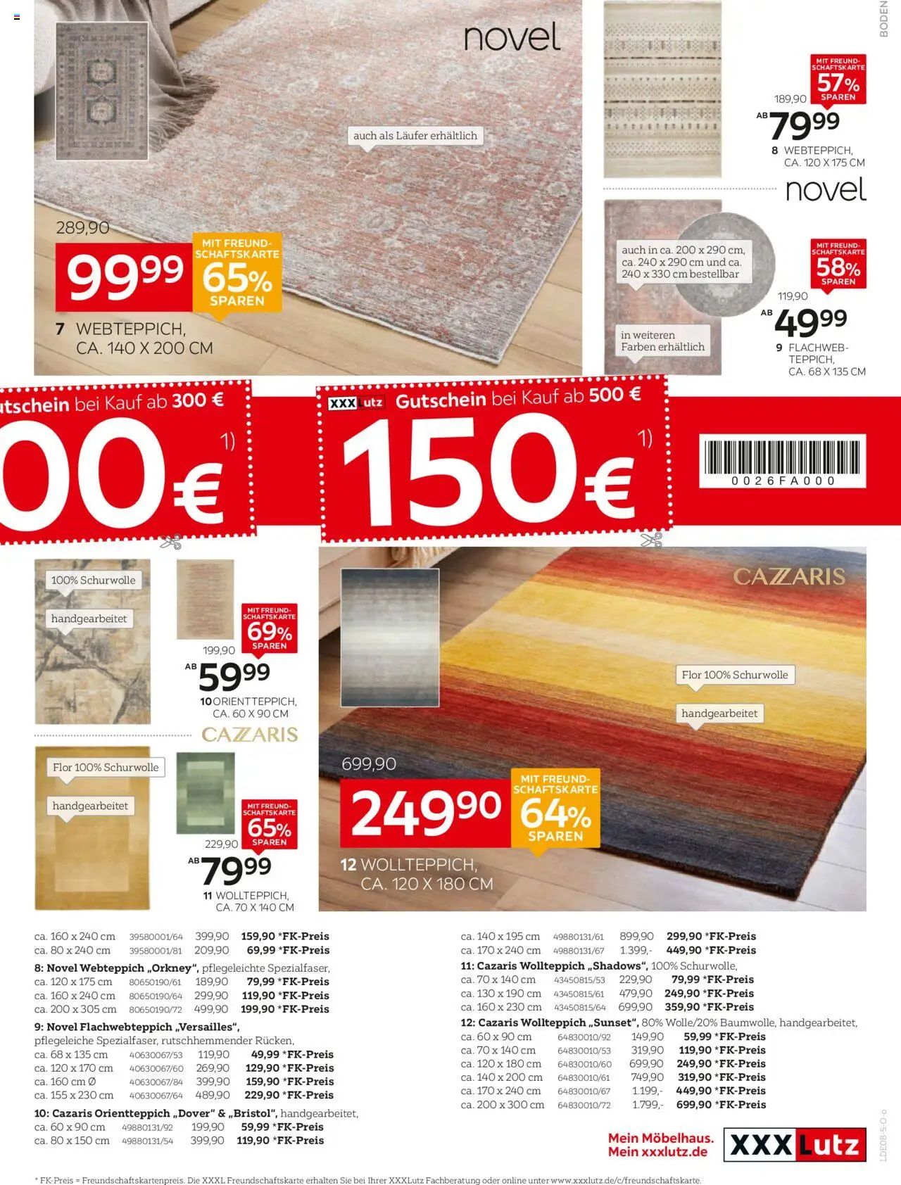 XXXL Lutz Beste Marken - gültig ab dem 11.08.2025 | Seite: 5 | Produkte: Orientteppich