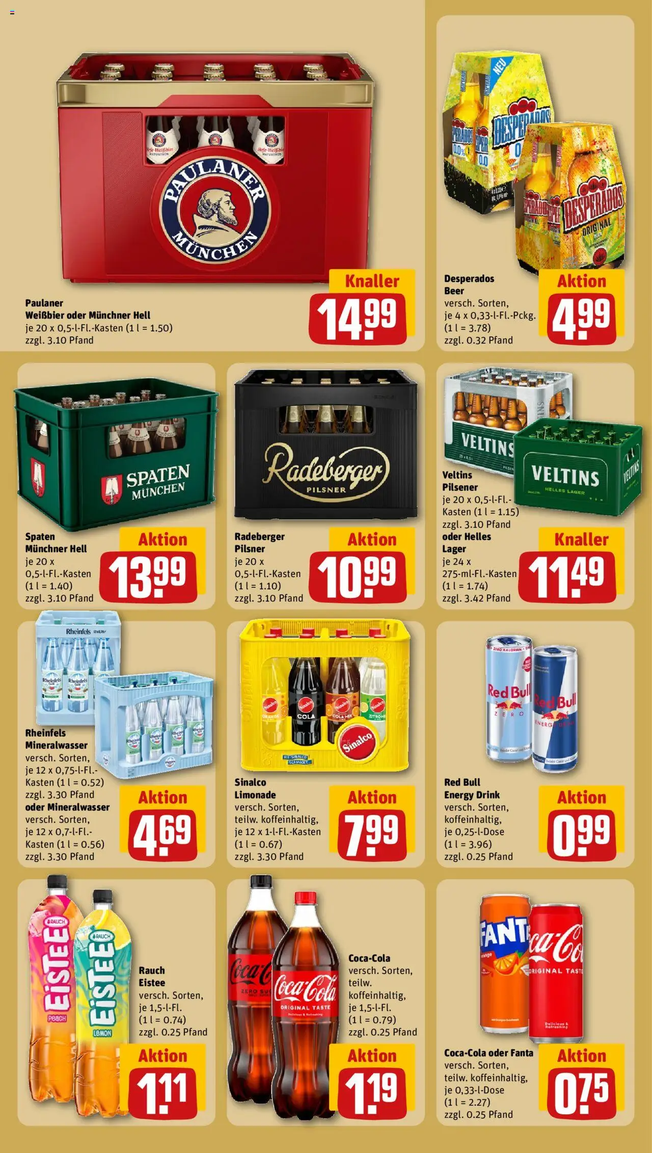 Rewe ihr Kaufpark Prospekt 	 - gültig ab dem 28.07.2025 | Seite: 22 | Produkte: Energy, Weißbier, Limonade, Veltins
